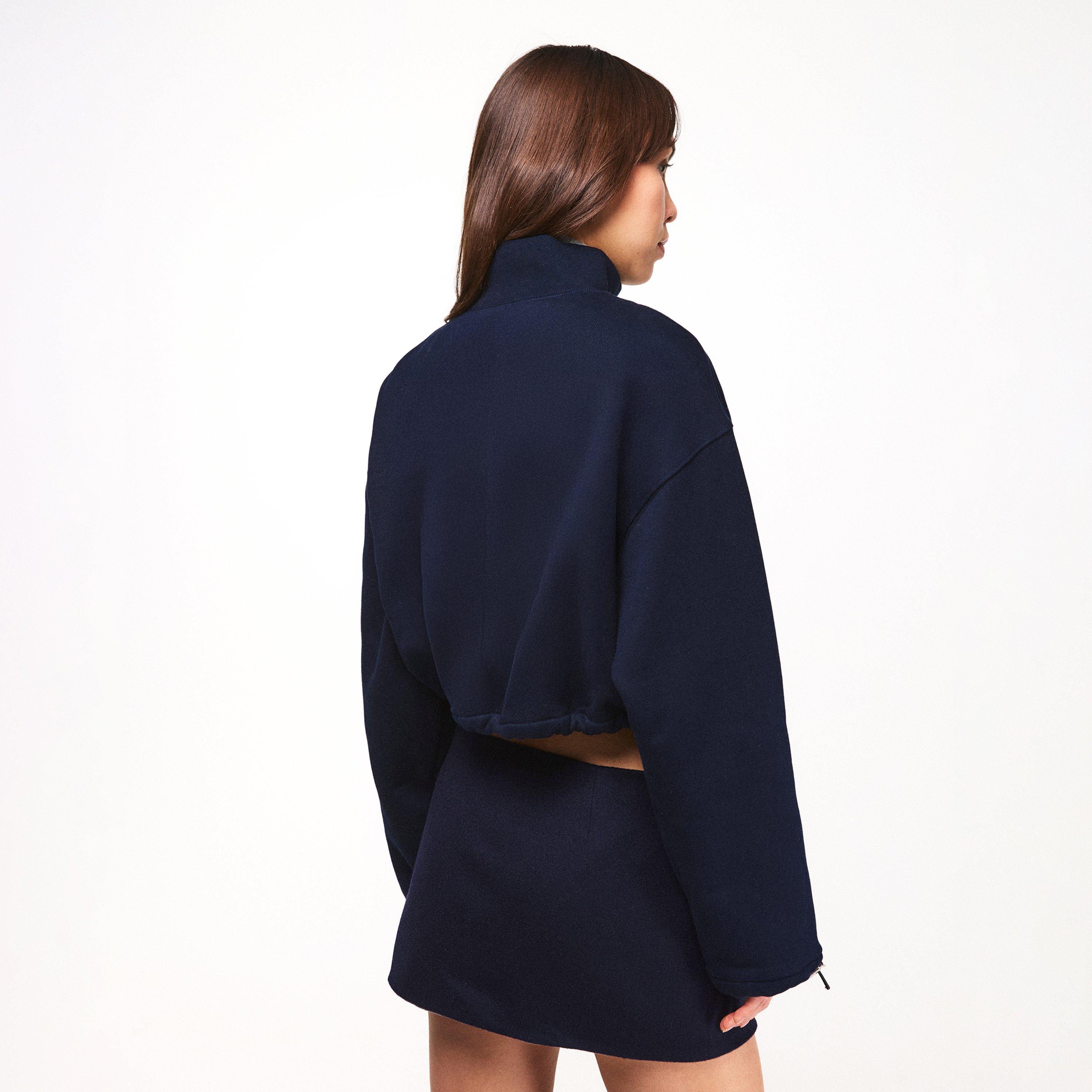 Bleu - Miu Miu - Zippered Fleece Jacket - 4