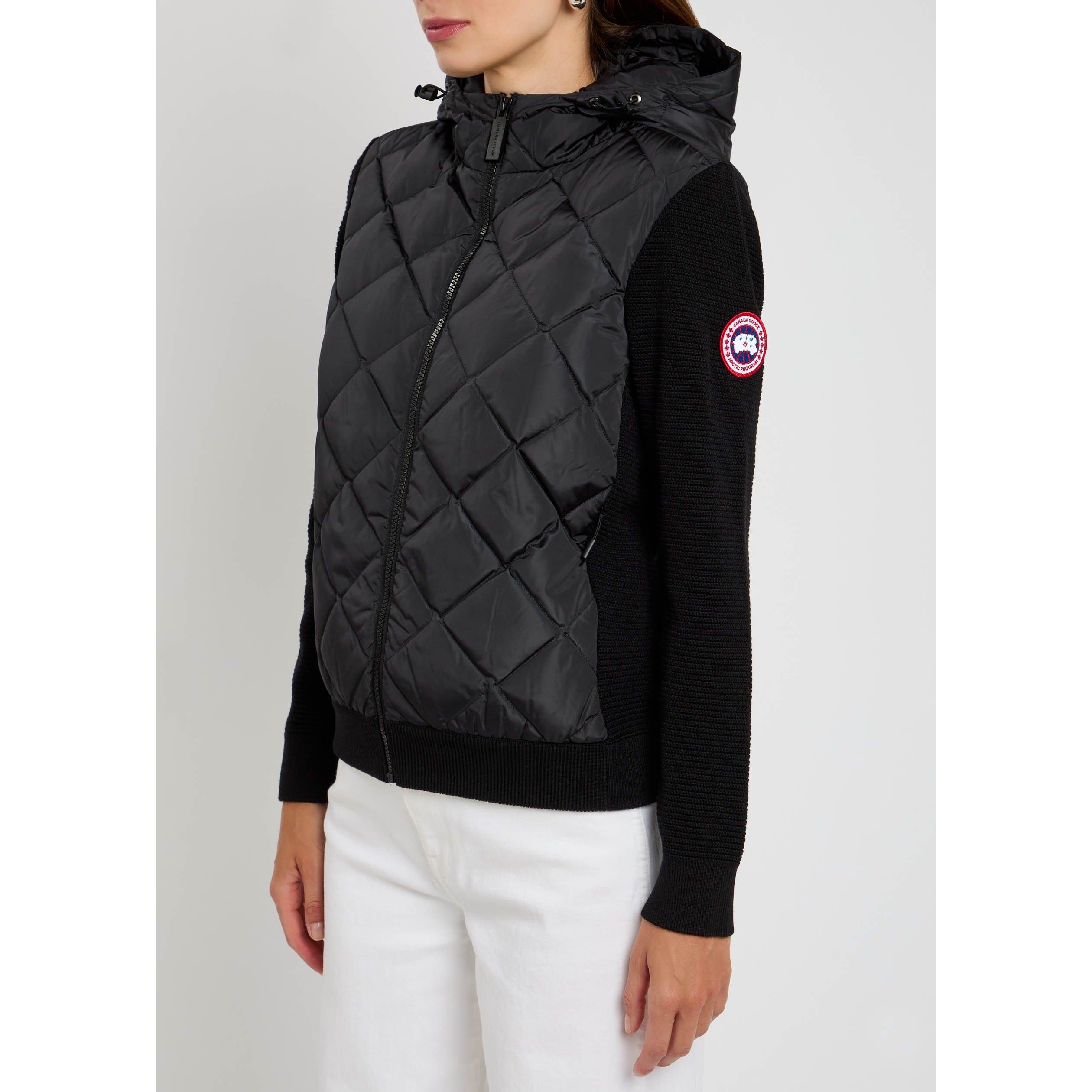 Dusty Desert  - Canada Goose - HD HYBRIDGE QUILTED KNIT HOODY - 2