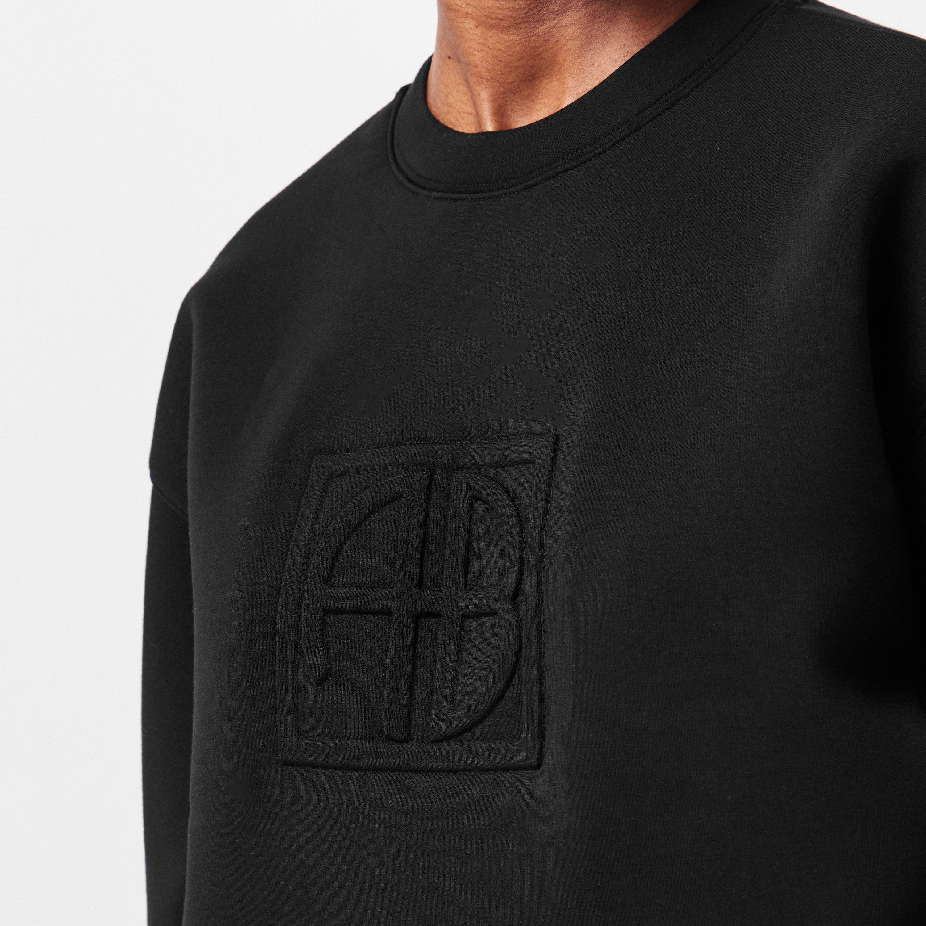 Black - Anine Bing - Women's Alto Crew Sweatshirt - 5