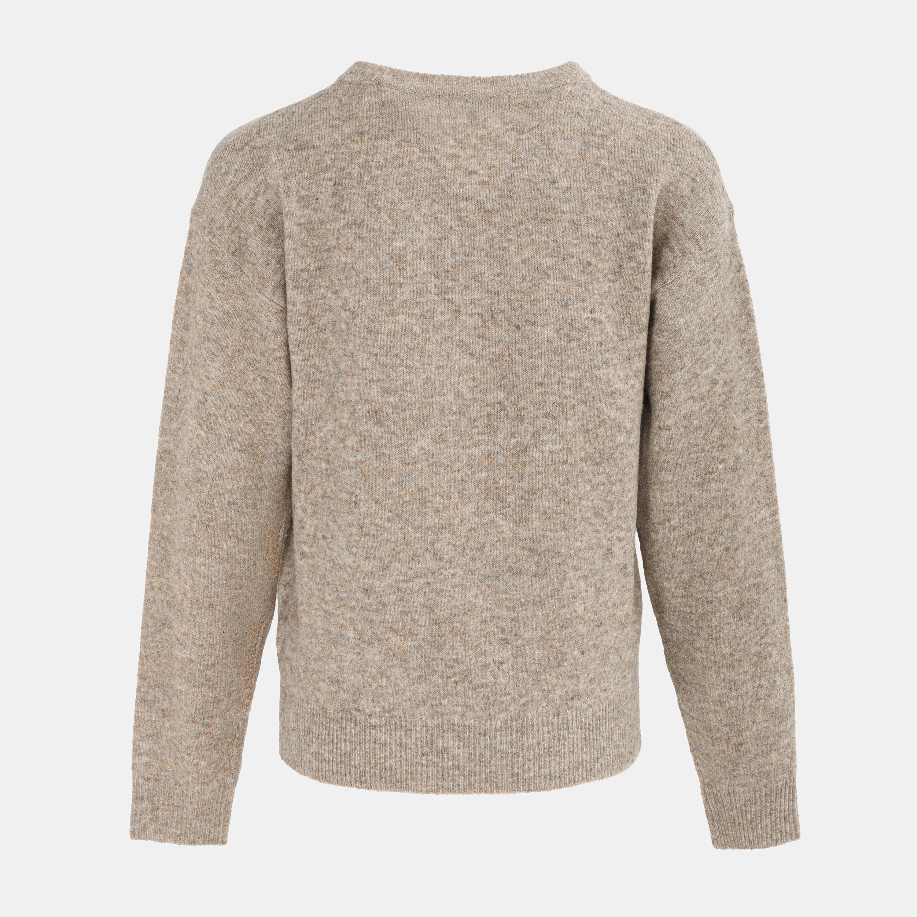Beige/Negro - Biba - Biba Knit Crew Ld61 - 2