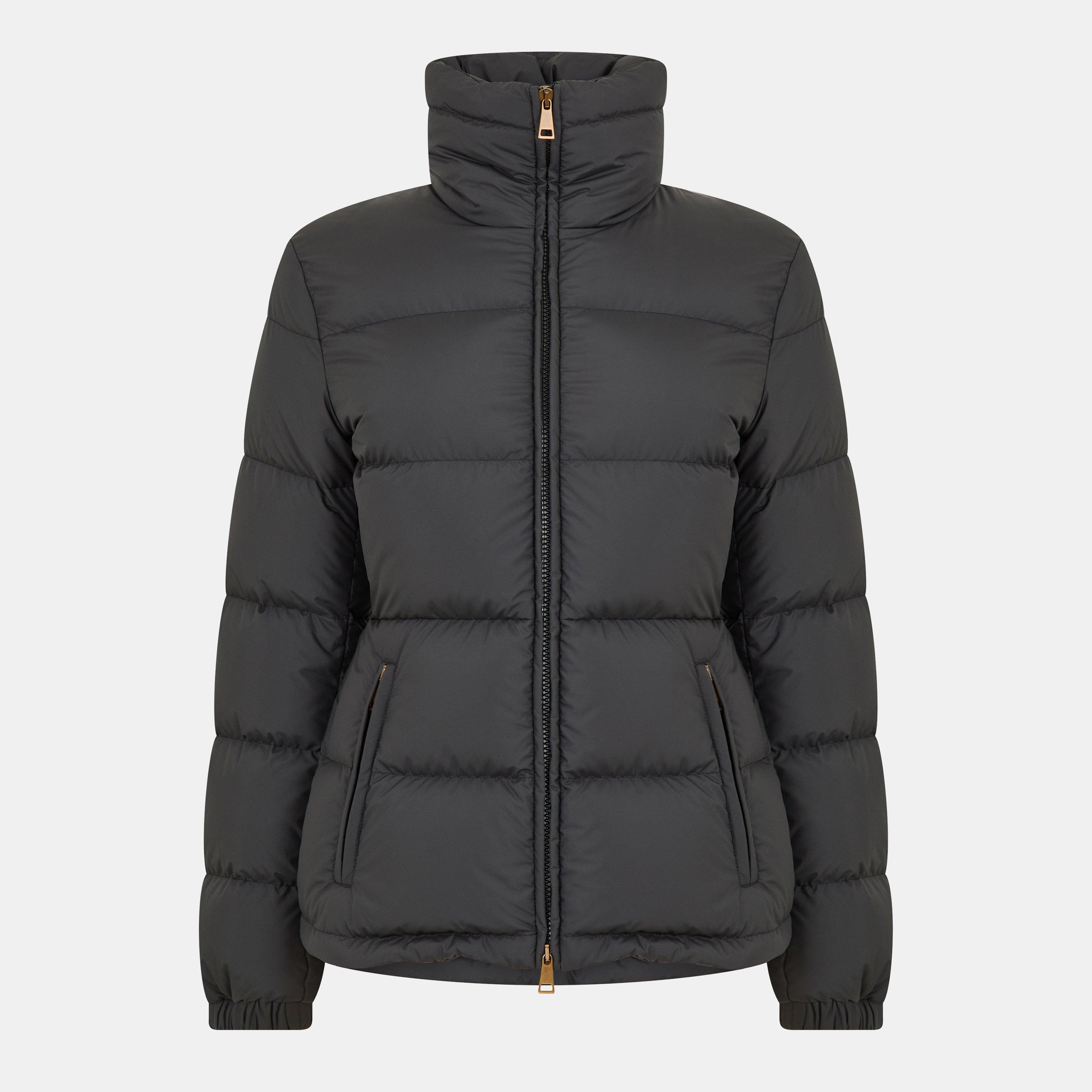 Moncler Women's Insulated Cold-Weather Short Puffer Jacket - Black 999 - Size 8 (XS)