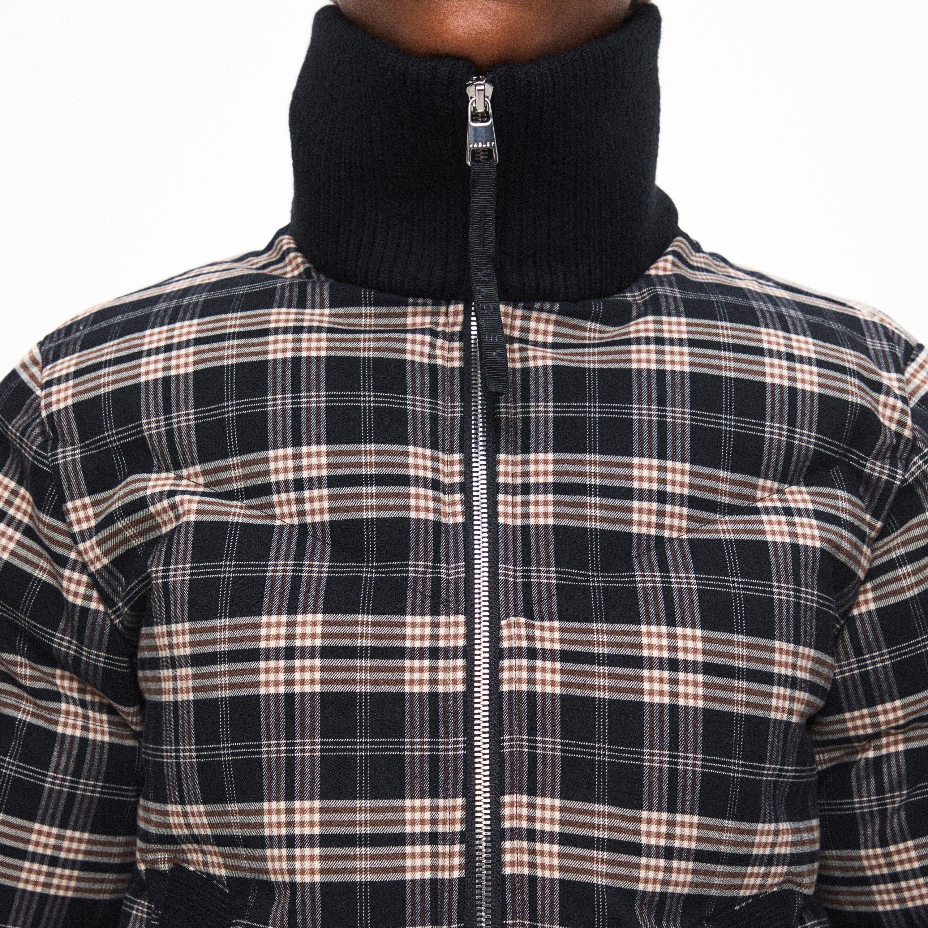 navy check - Varley - Womens Bryony Short Puffer Jacket - 5