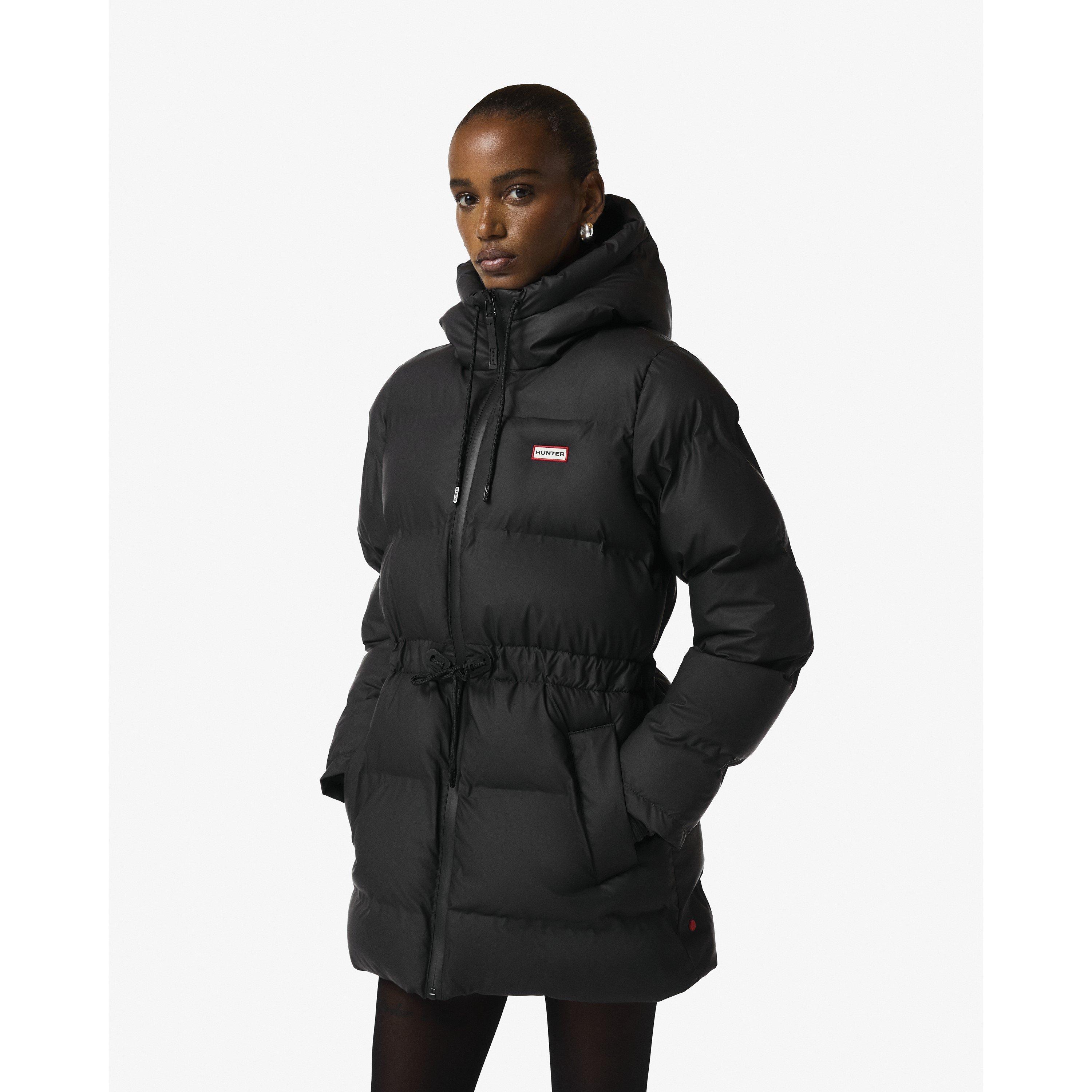 Preto - Hunter - Women's Sonic Waterproof Short Puffer Jacket - 2