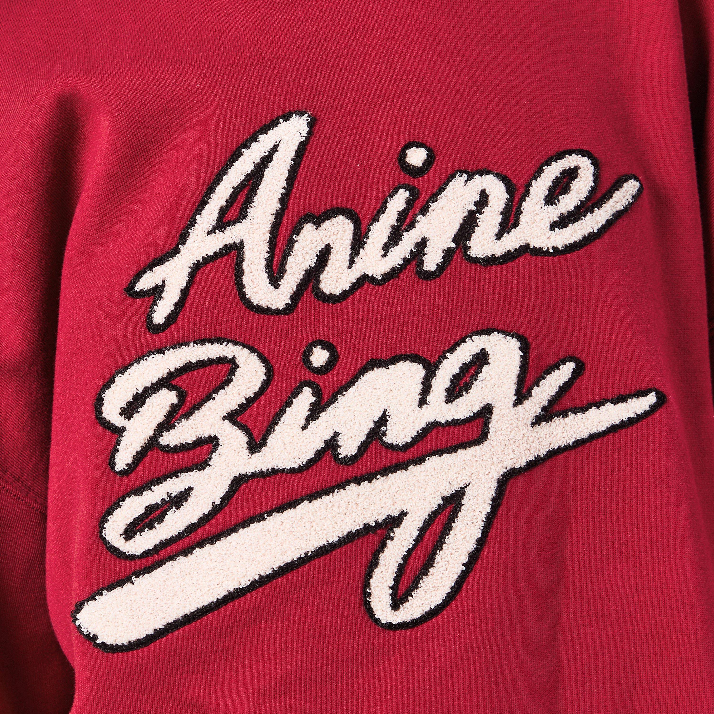 BURGUNDY - Anine Bing - Womens Crew Sweater - 5