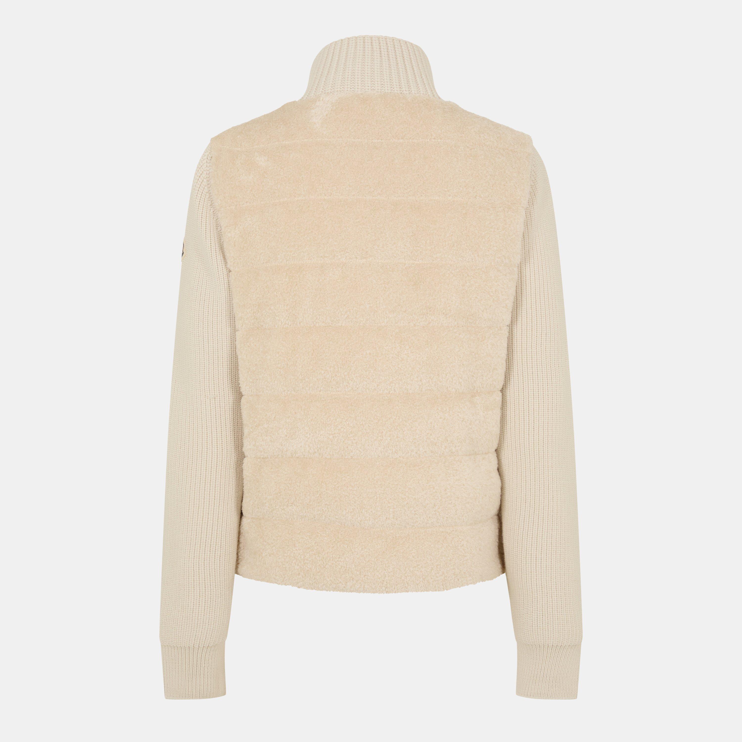 Cream 050 - Moncler - Women's Teddy Hybrid Jacket - 2
