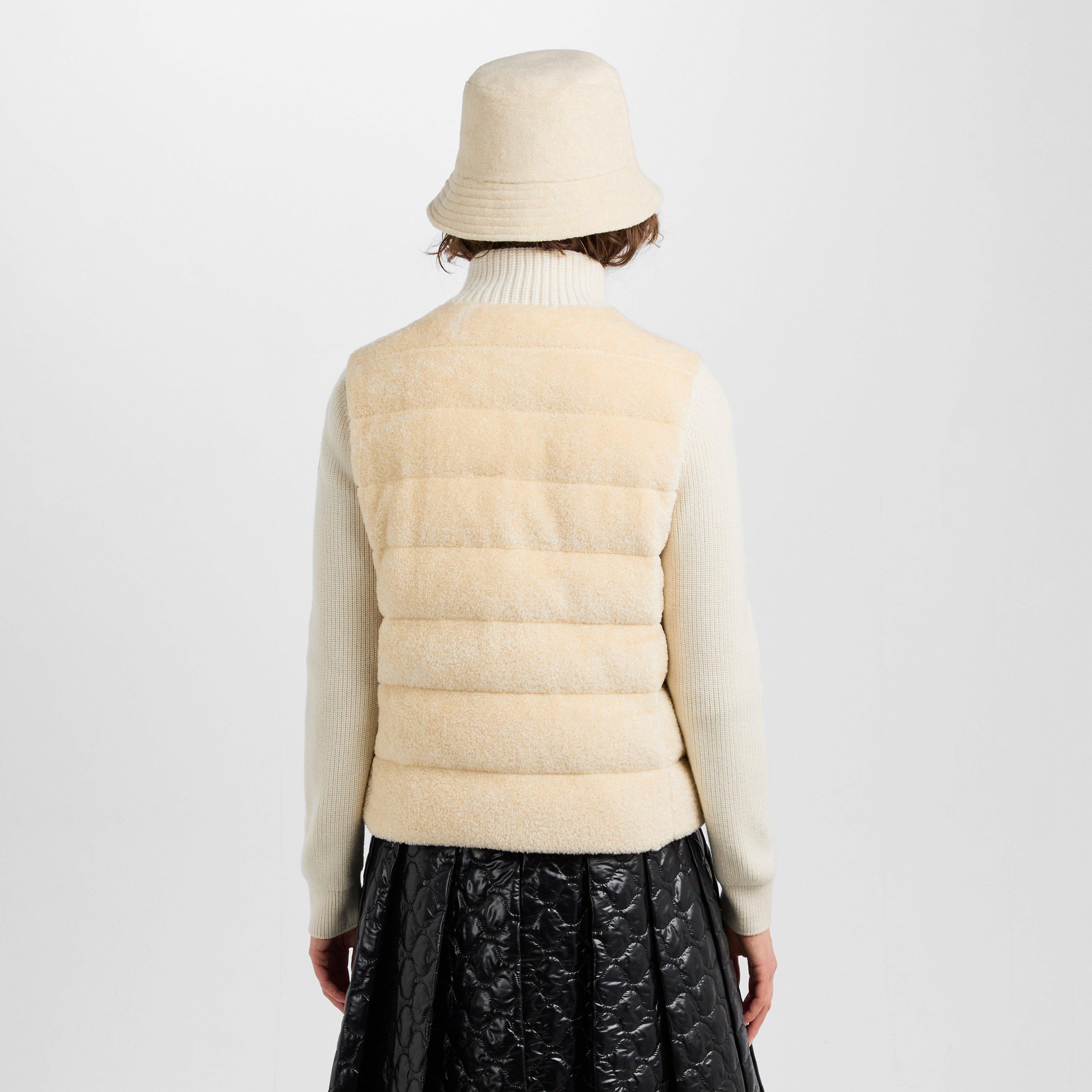 Cream 050 - Moncler - Women's Teddy Hybrid Jacket - 4