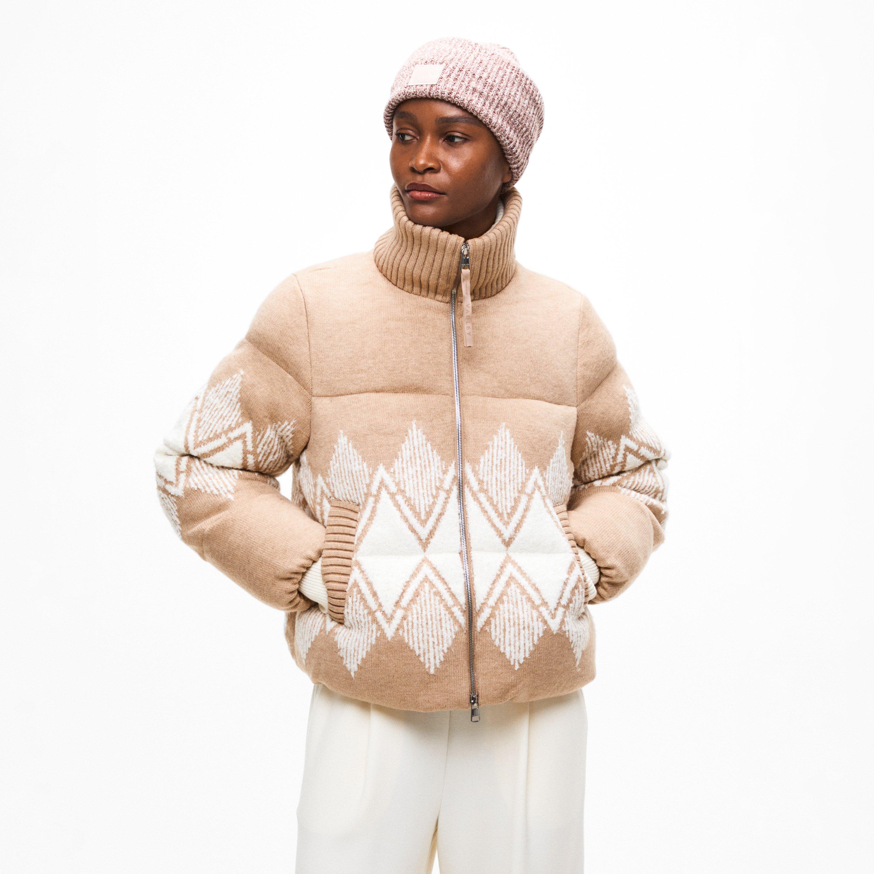 light taupe - Varley - Womens Belinda Knit Puffer - 3