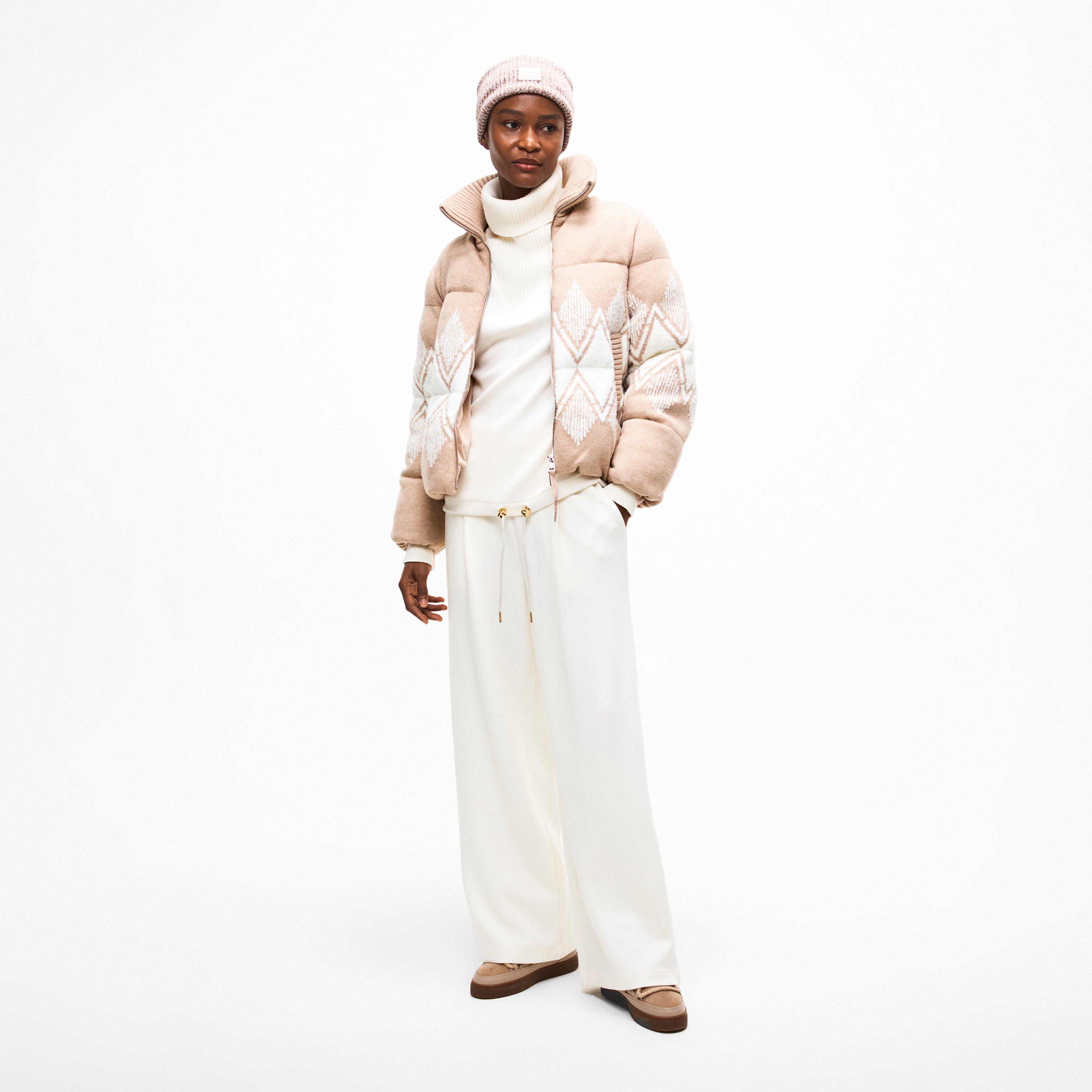 light taupe - Varley - Womens Belinda Knit Puffer - 6