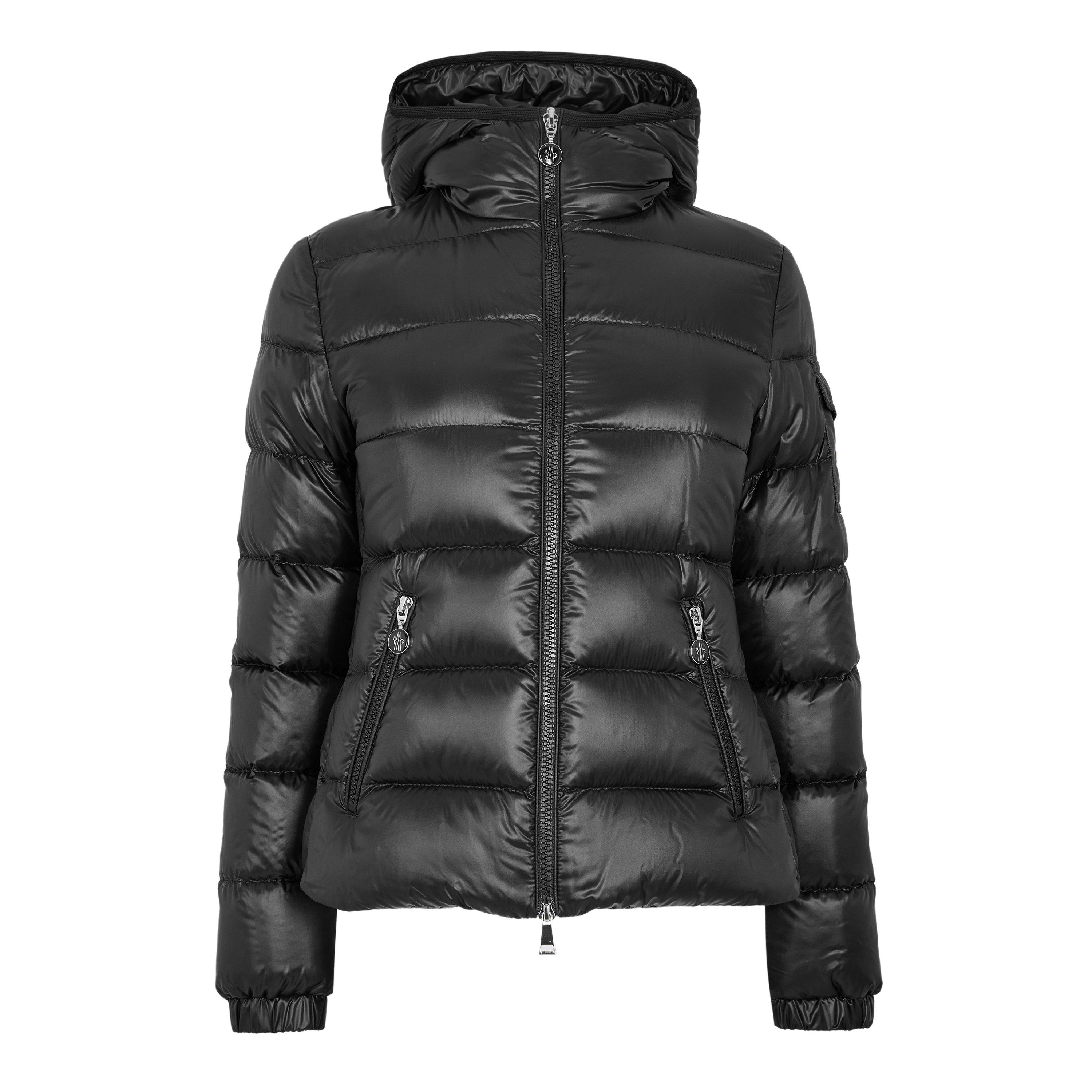 Moncler Women's Glesse Short Puffer Jacket - Black 999 - Size 14 (L)