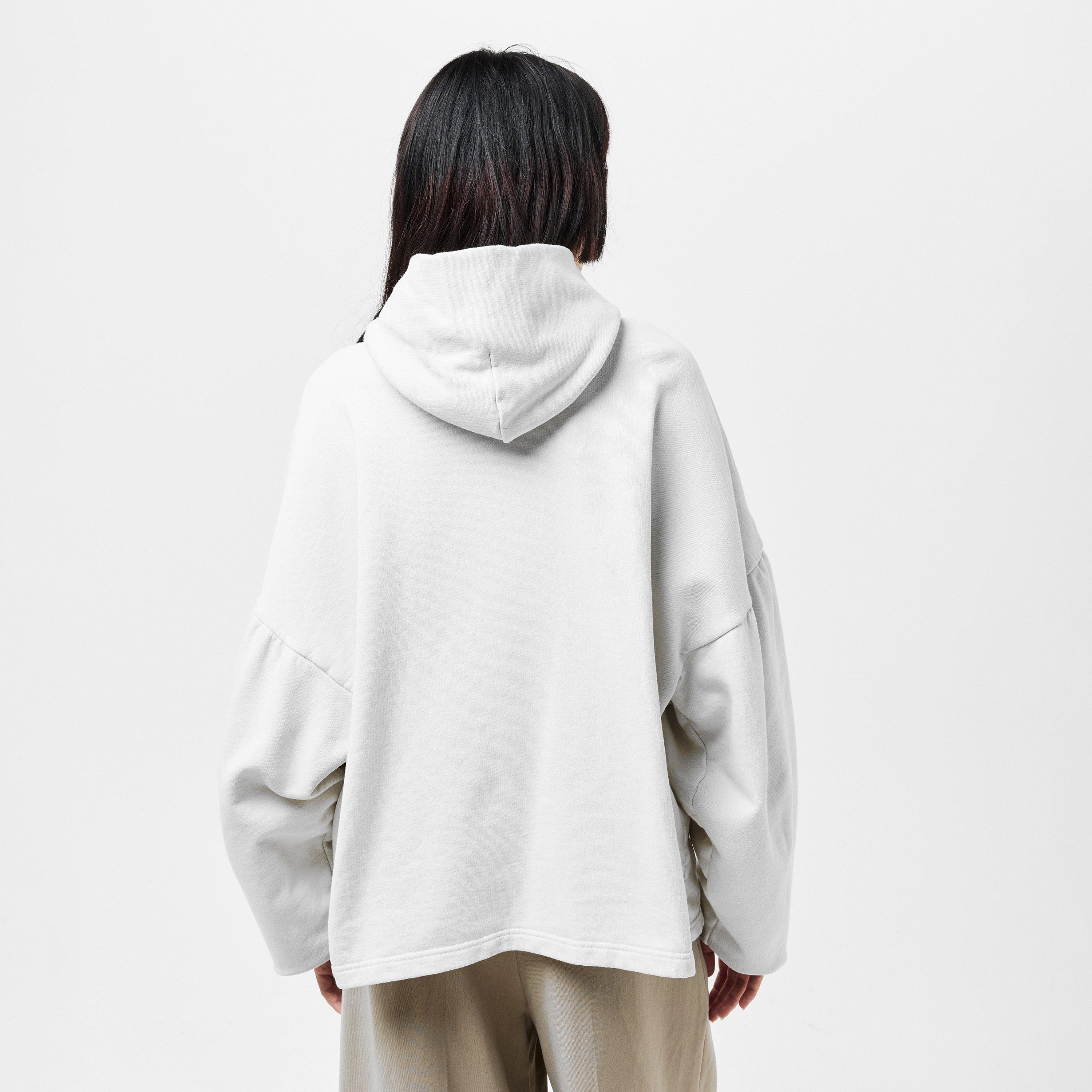 Dirty White - Balenciaga - Women's Bal Pullover Hoodie - 4