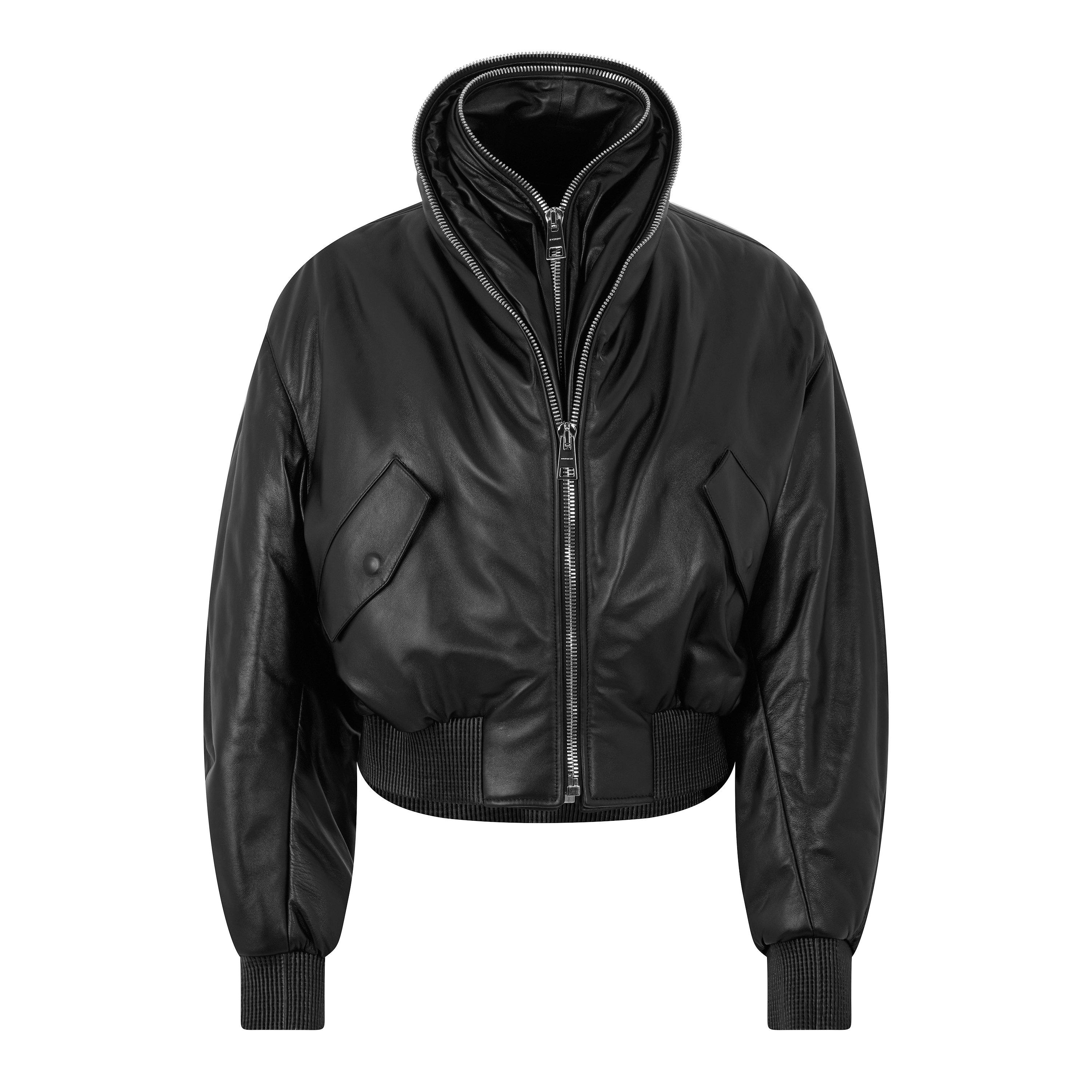 Black - GIVENCHY - GIV Leather Jacket Ld64 - 1