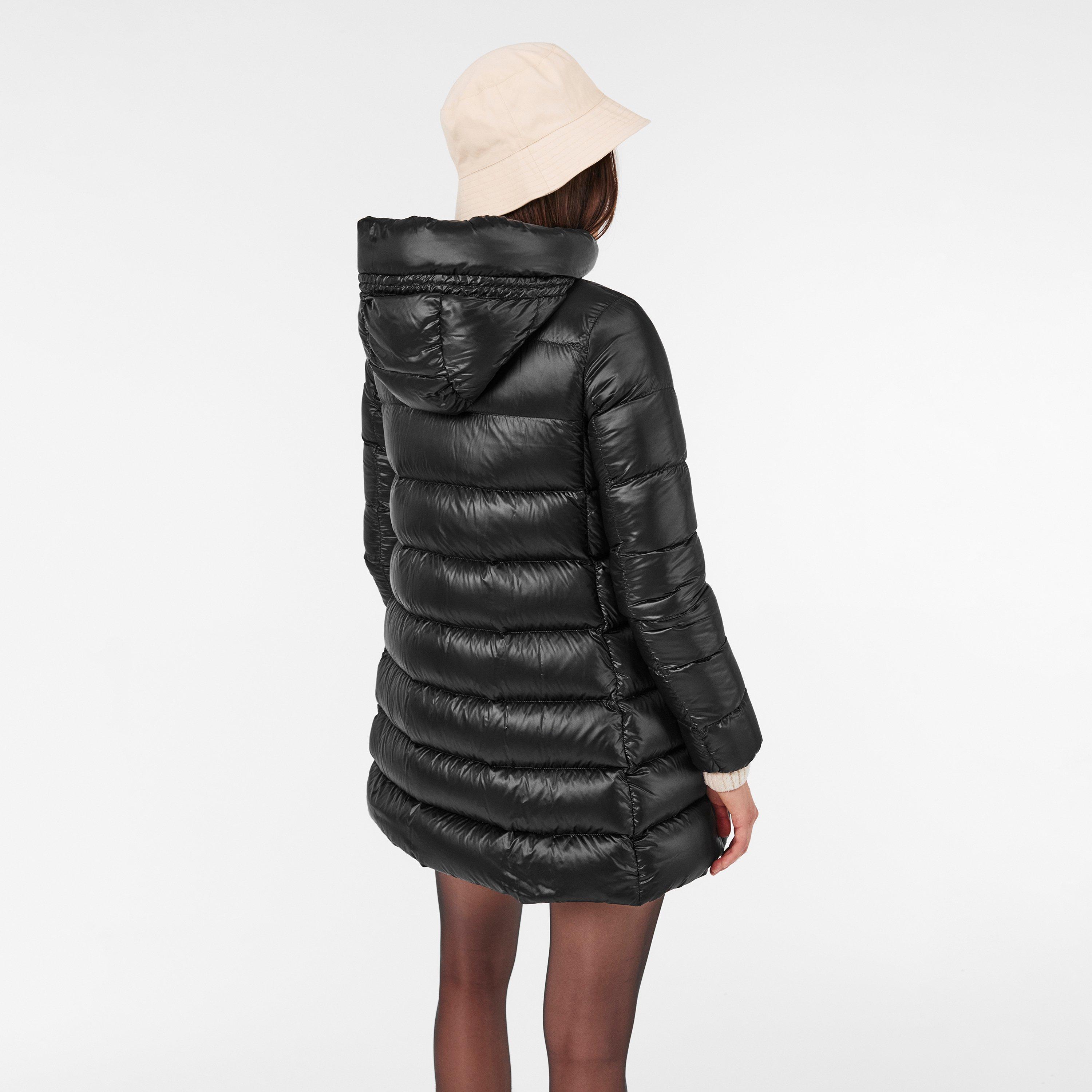 Black 999 - Moncler - Women's  Insulated Medium Puffer Jacket - 4