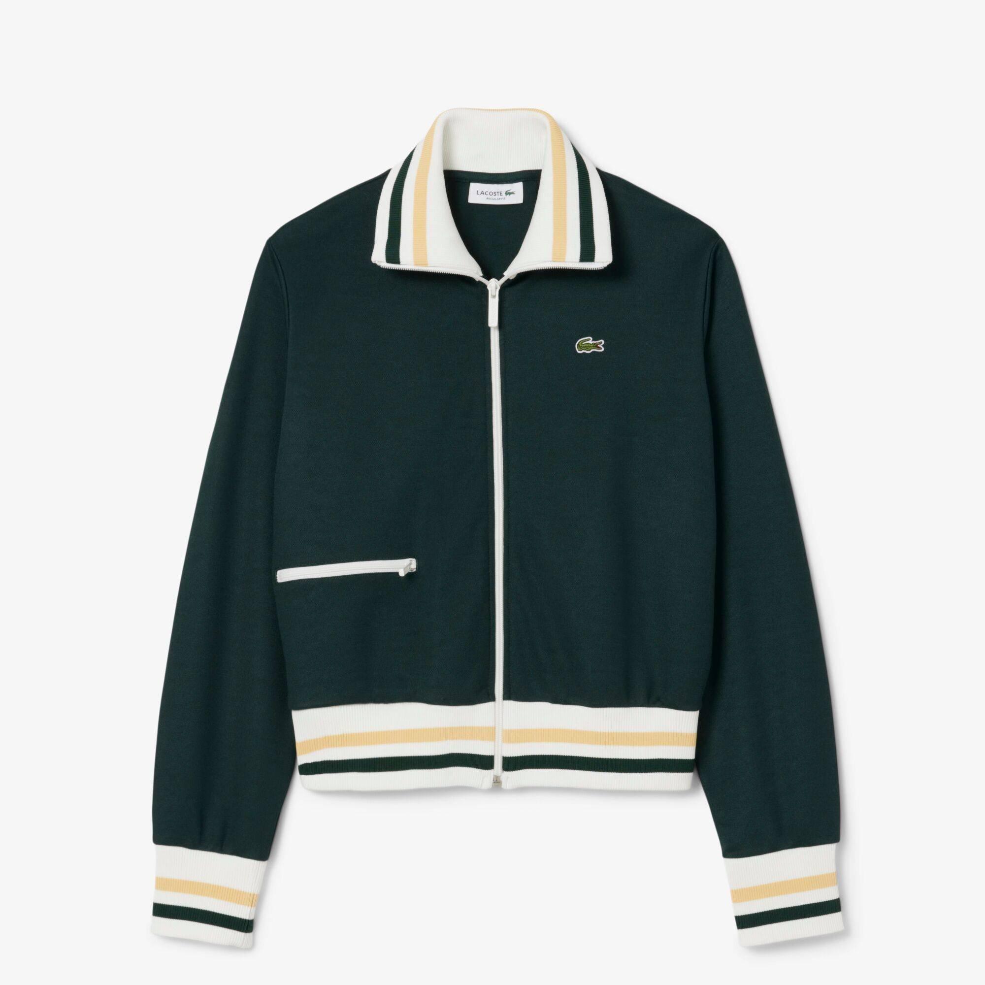 Lacoste Women's Breathable Tracksuit Top - Sinople - 10 (38)
