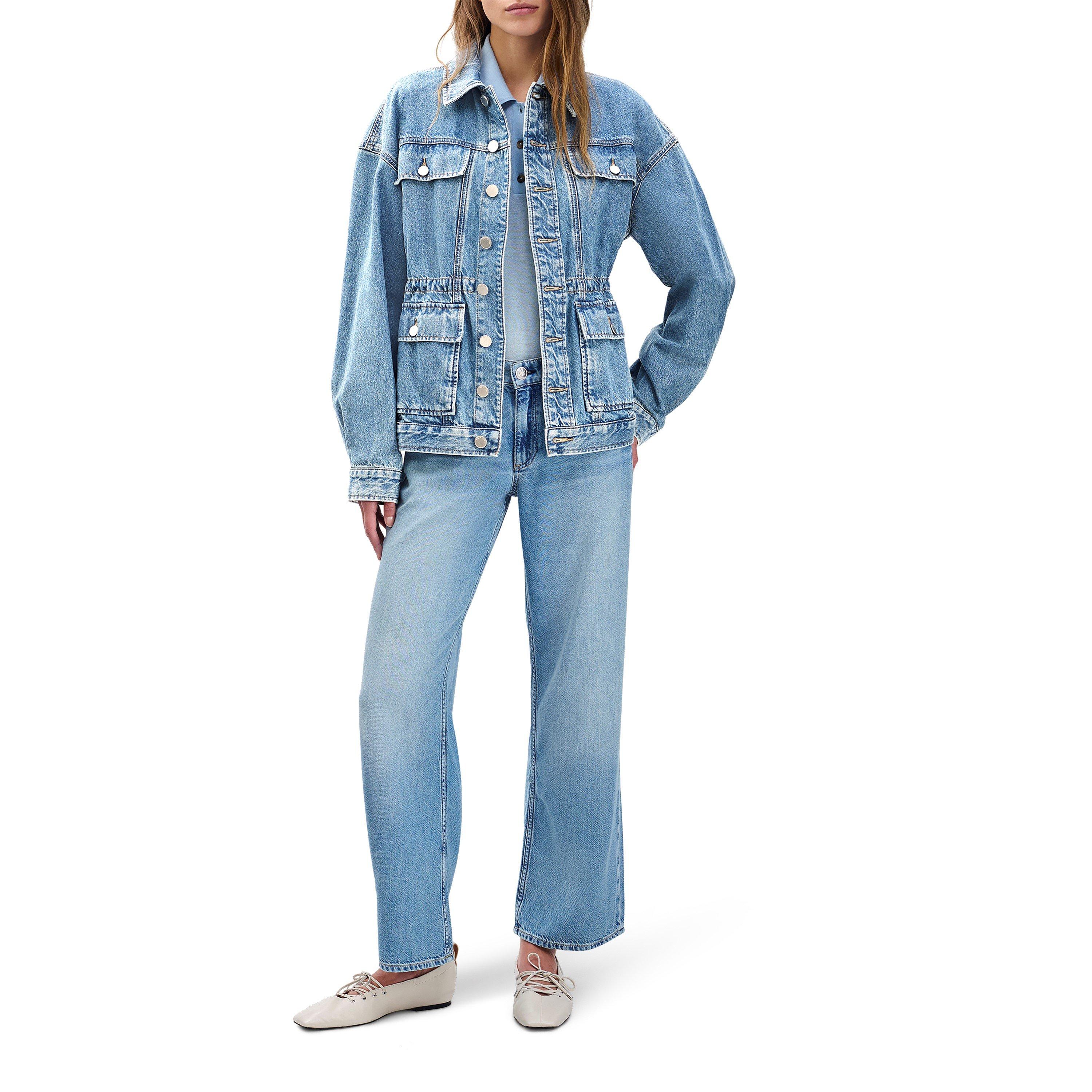 ithca - Rag and Bone - Women's Amy Trucker Denim Jacket - 2