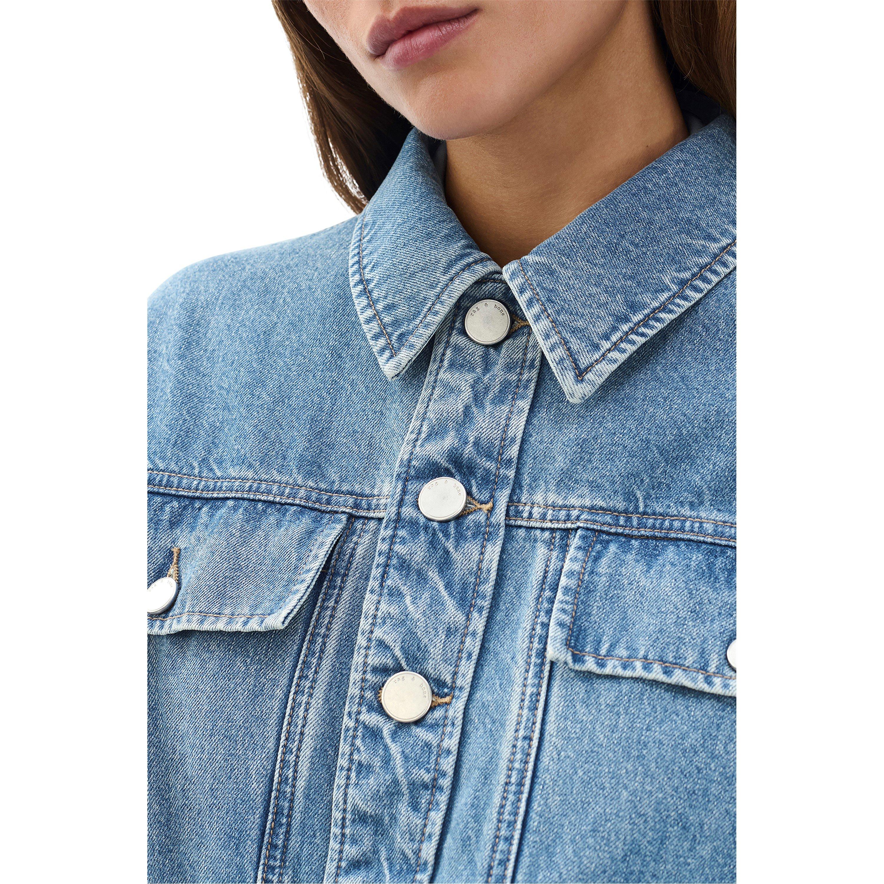 ithca - Rag and Bone - Women's Amy Trucker Denim Jacket - 4