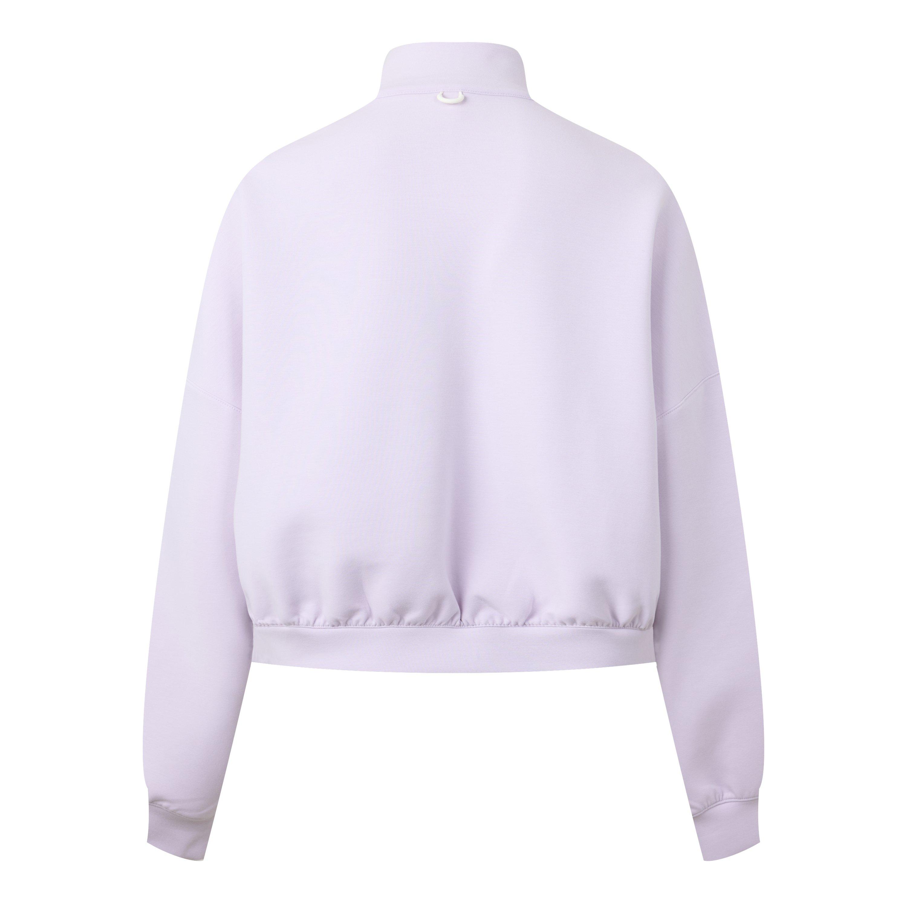 Lilac - Nike - 24.7 Over Sized 1/2 Zip Sweater - 2