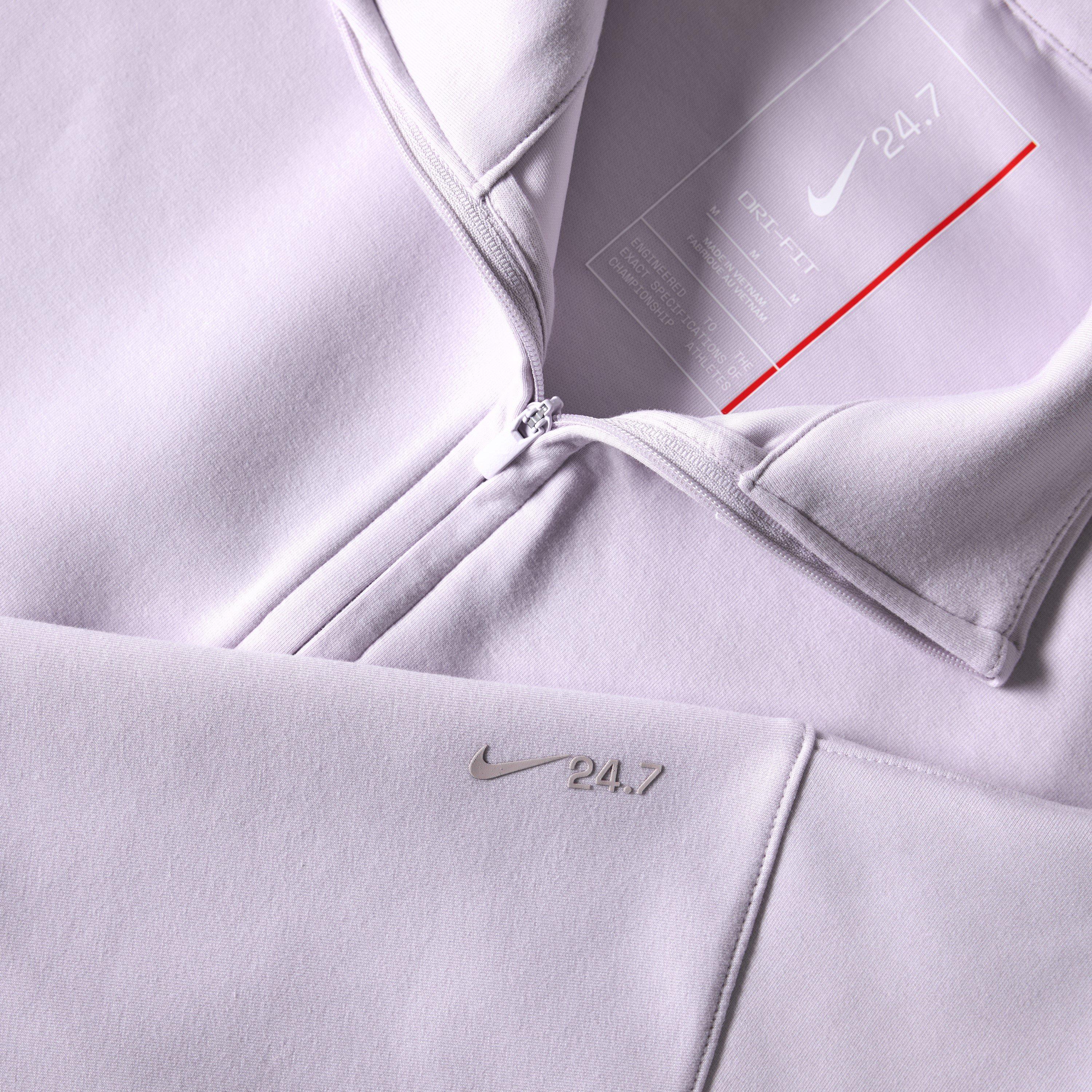 Lilac - Nike - 24.7 Over Sized 1/2 Zip Sweater - 4
