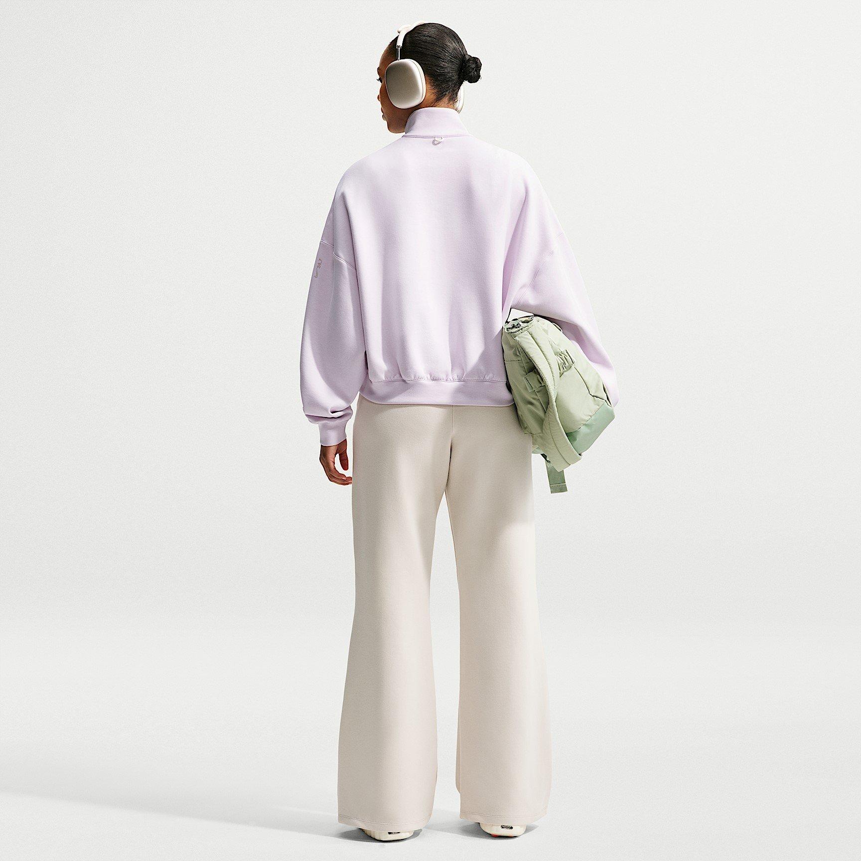 Lilac - Nike - 24.7 Over Sized 1/2 Zip Sweater - 6