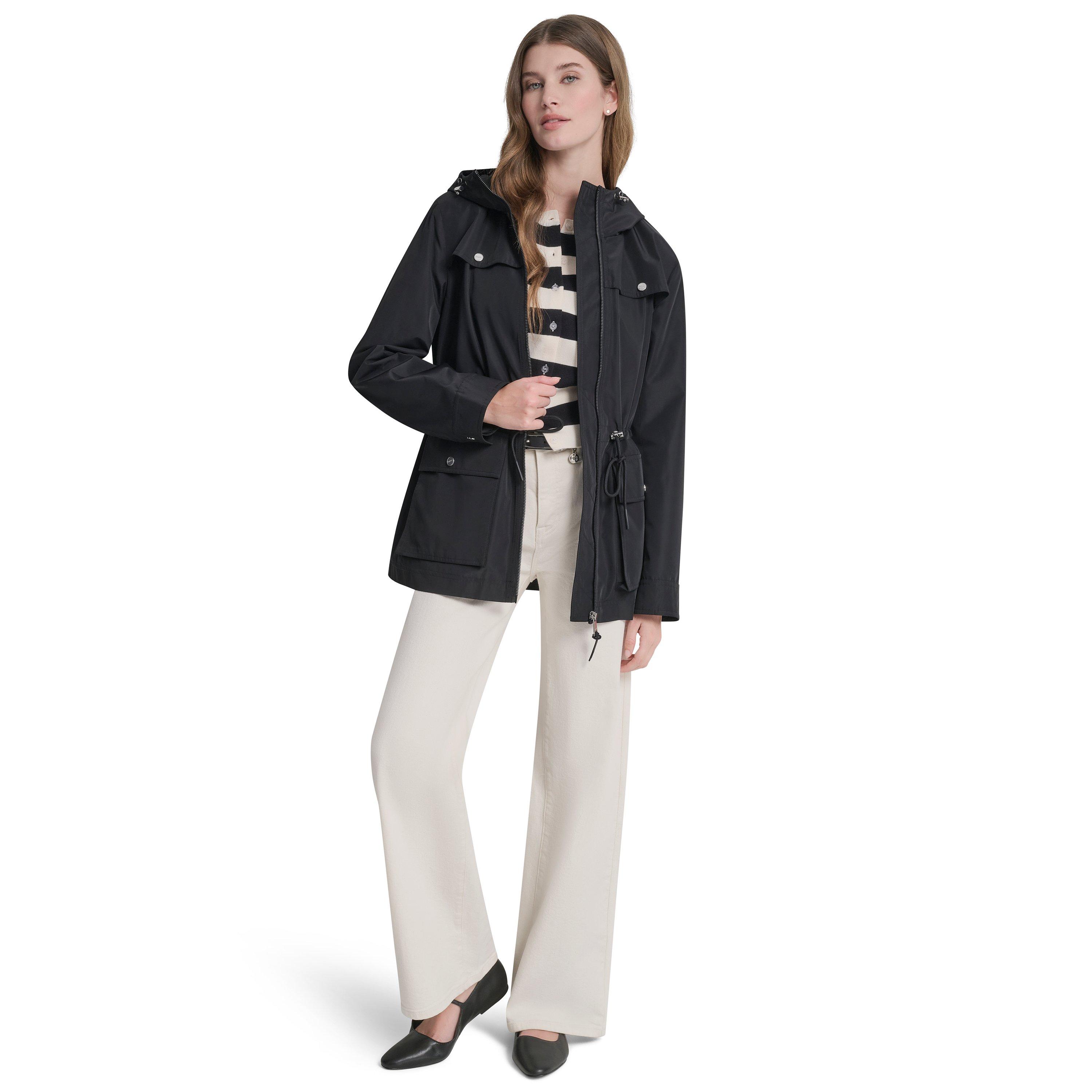 Black - DKNY - Women's Windbreaker - 1