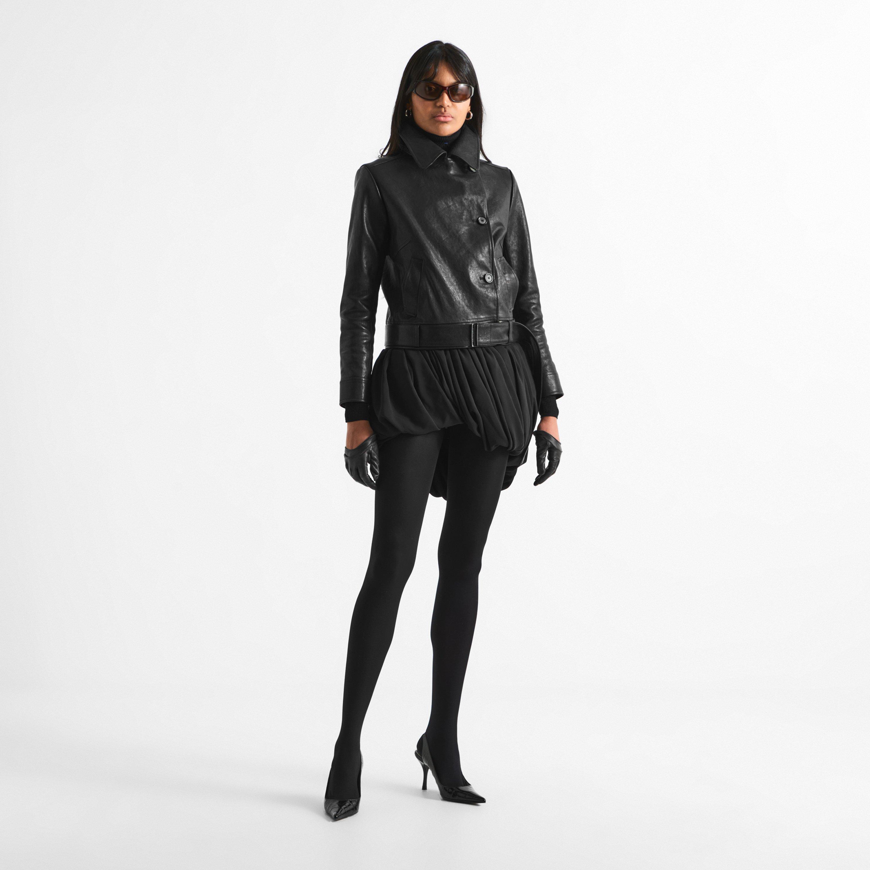 Black - Magda Butrym - Women's Magda 16 Faux Leather Jacket - 6