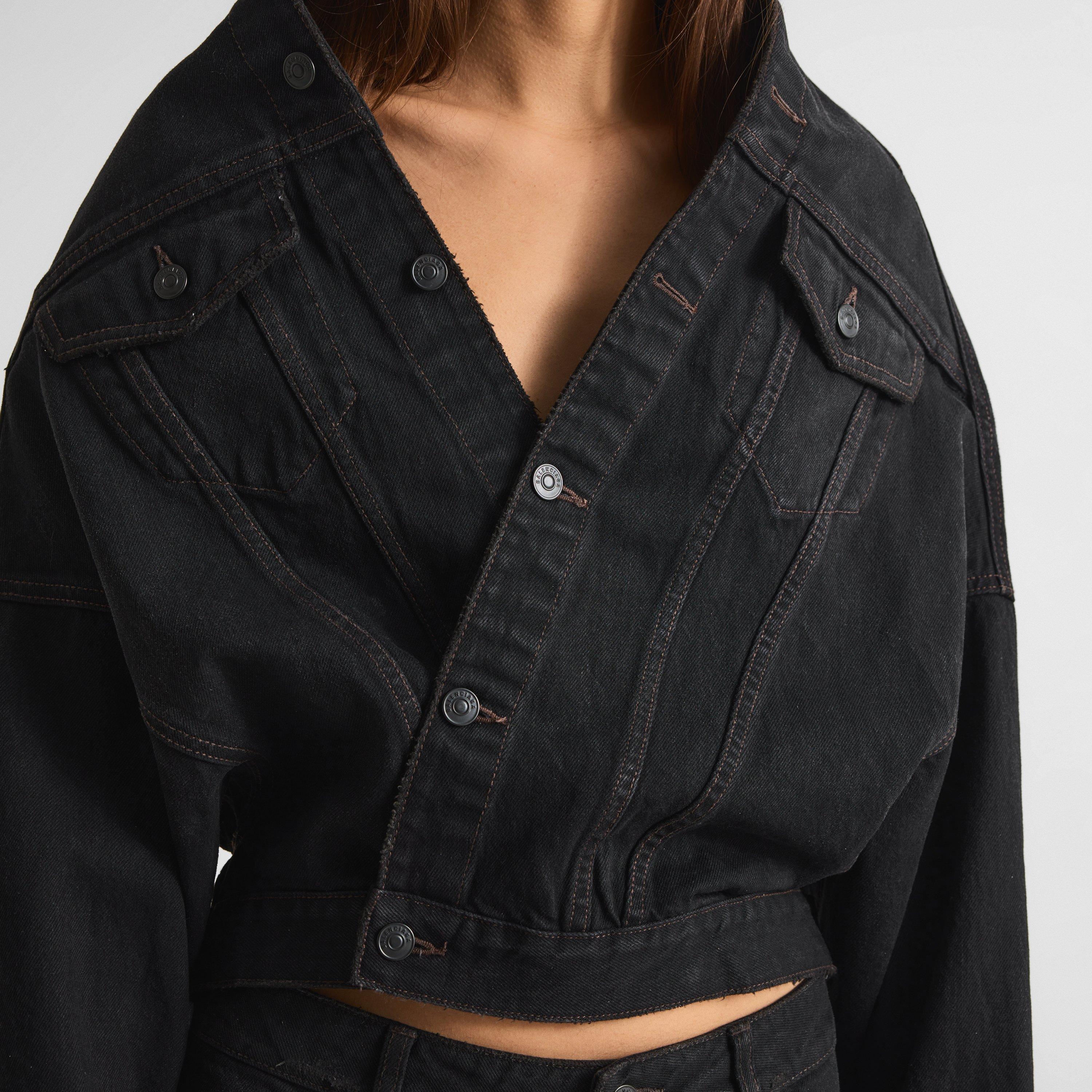 Vintage Black - Balenciaga - Bal Off Shldr Denim Ld64 - 5