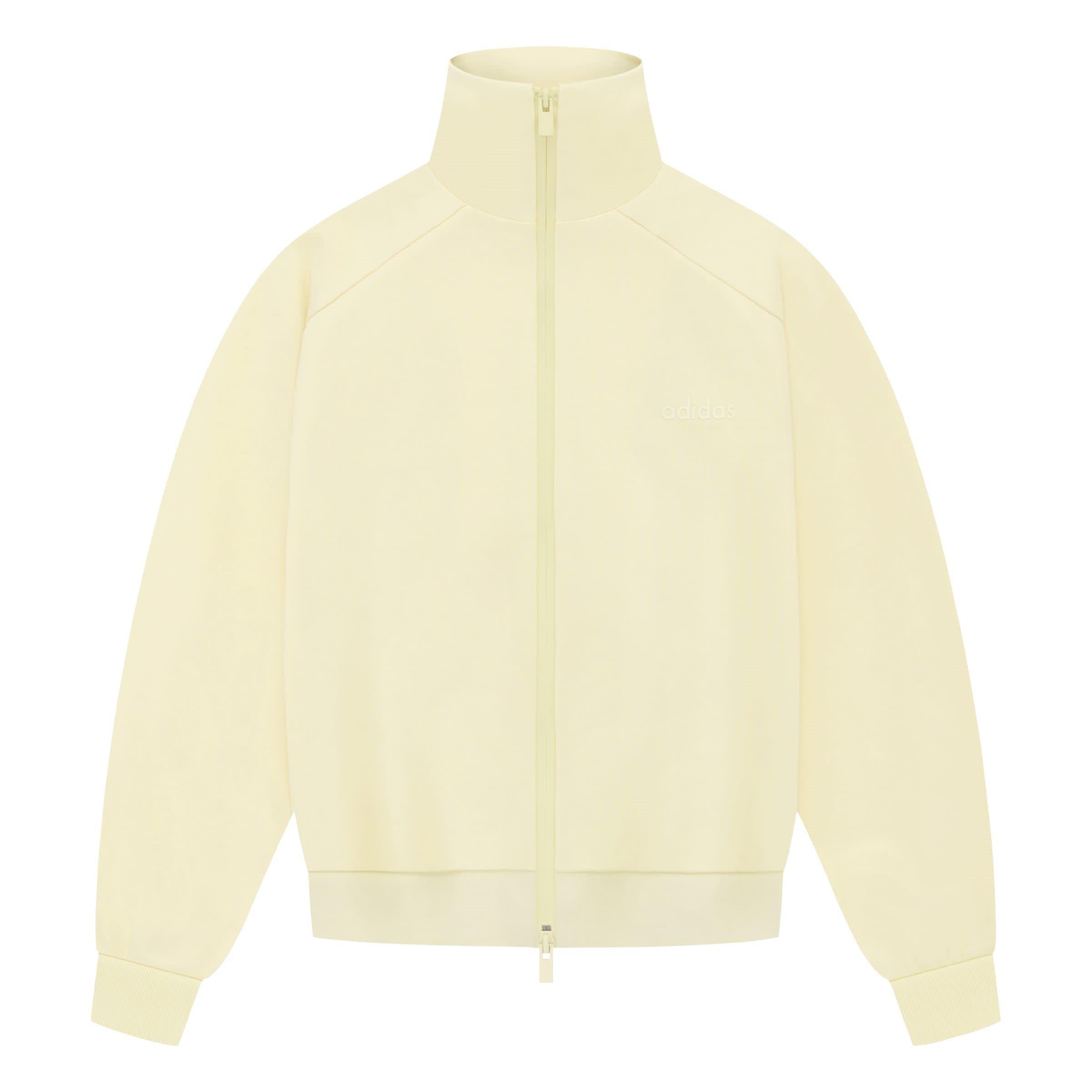 Pale Yellow - adidas - Women's Full Zip Fleece - 1