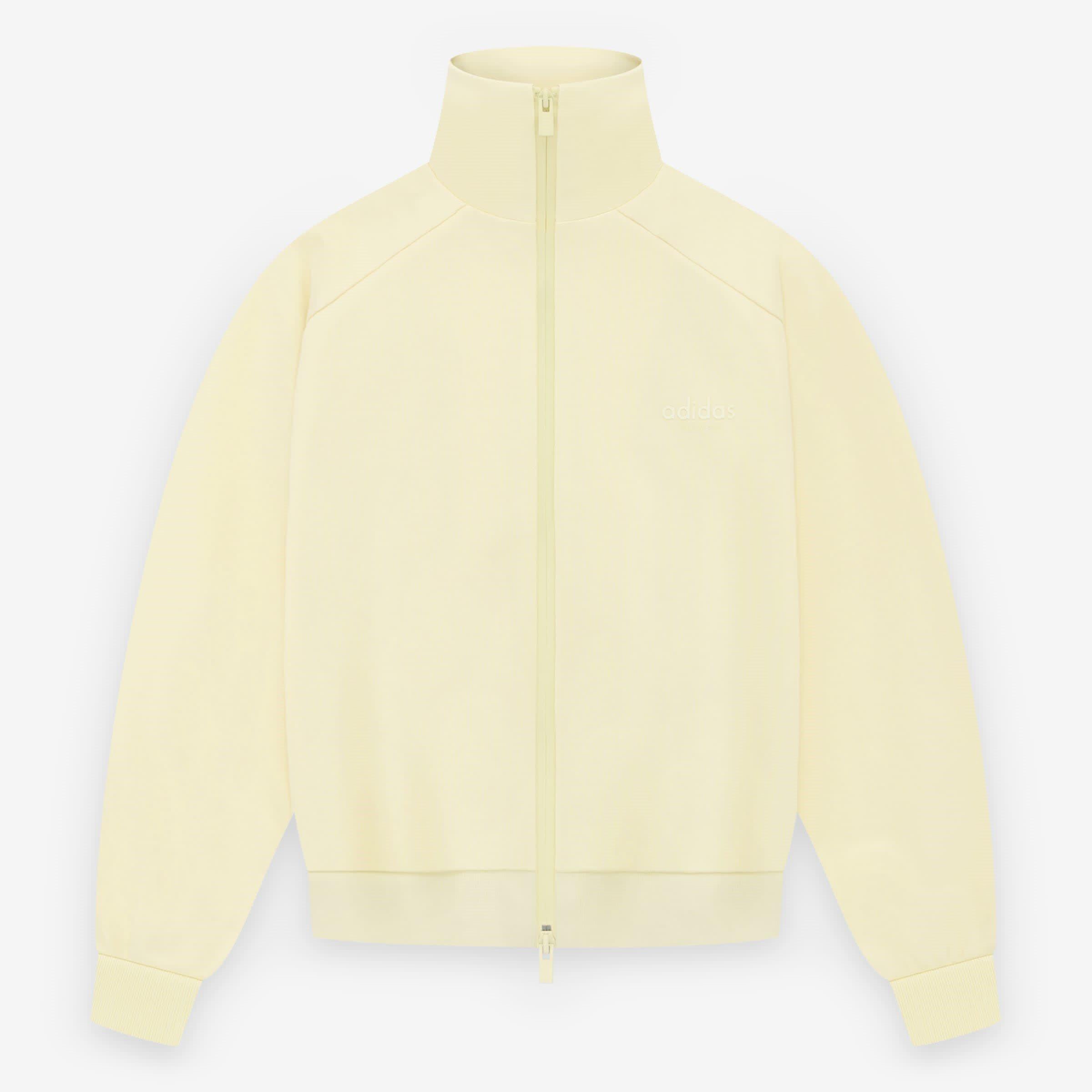 Pale Yellow - adidas - Full Zip Fleece - 6