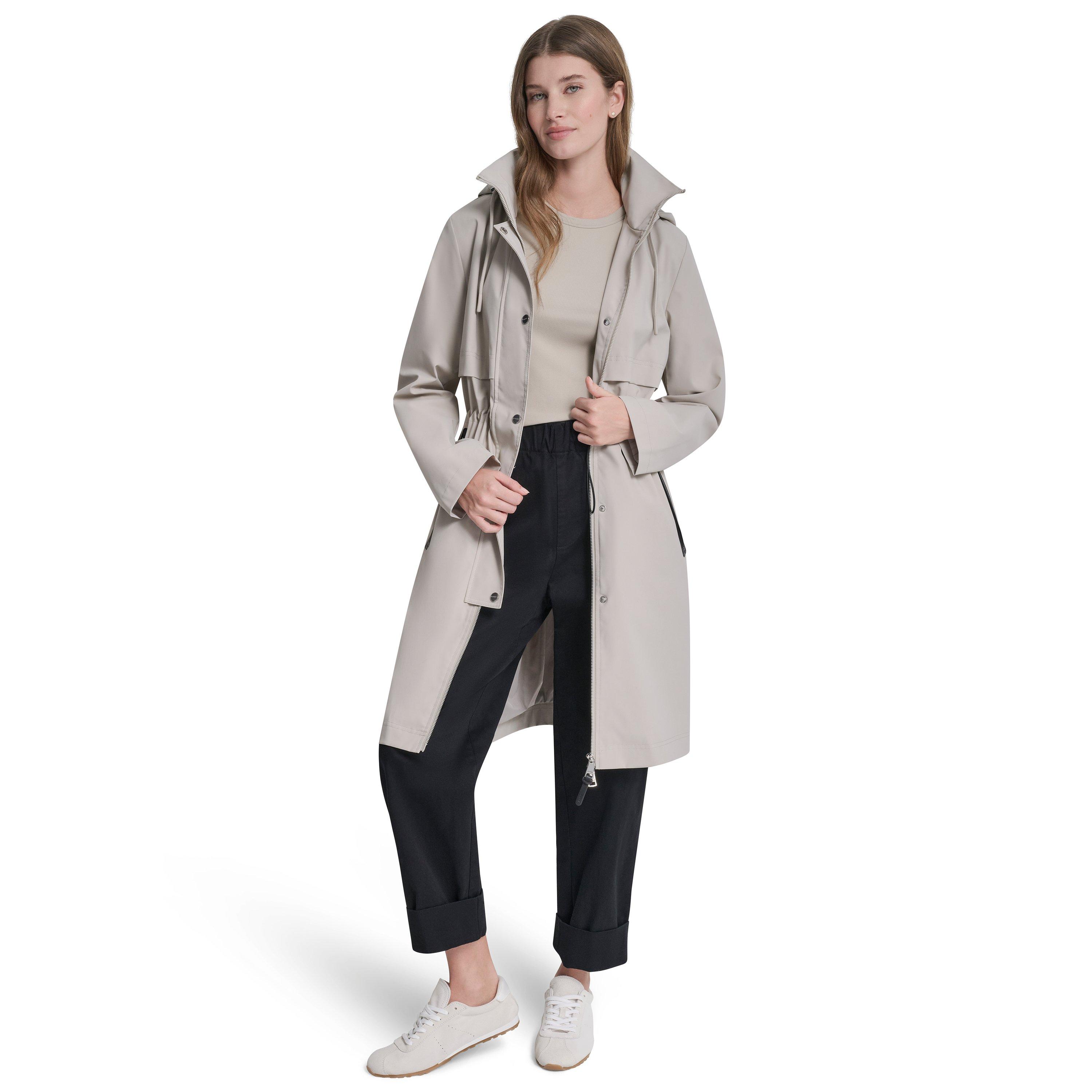 DKNY Women's Rain Anorak Jacket