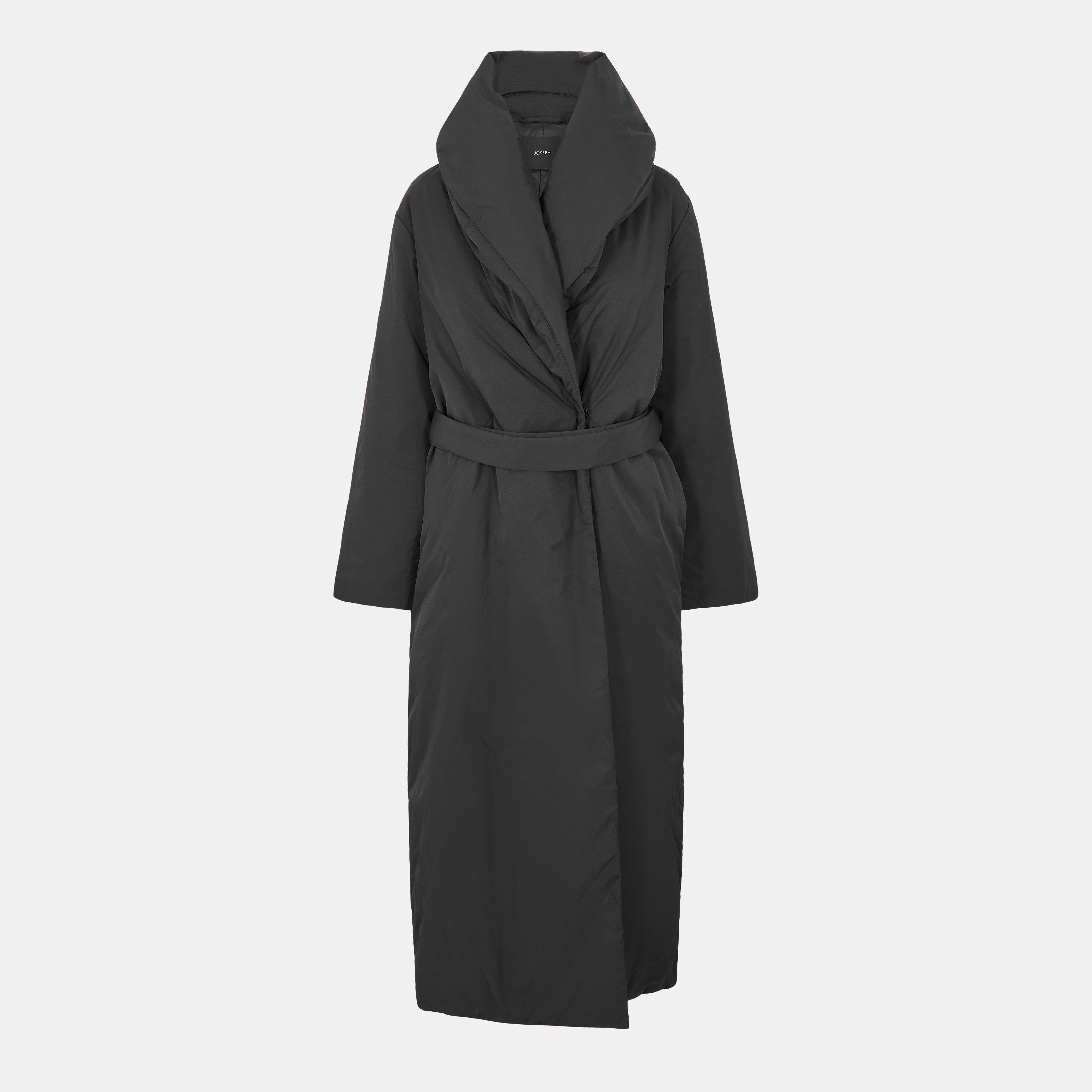Black - Joseph - Women's Longline Long Puffer Jacket - 1