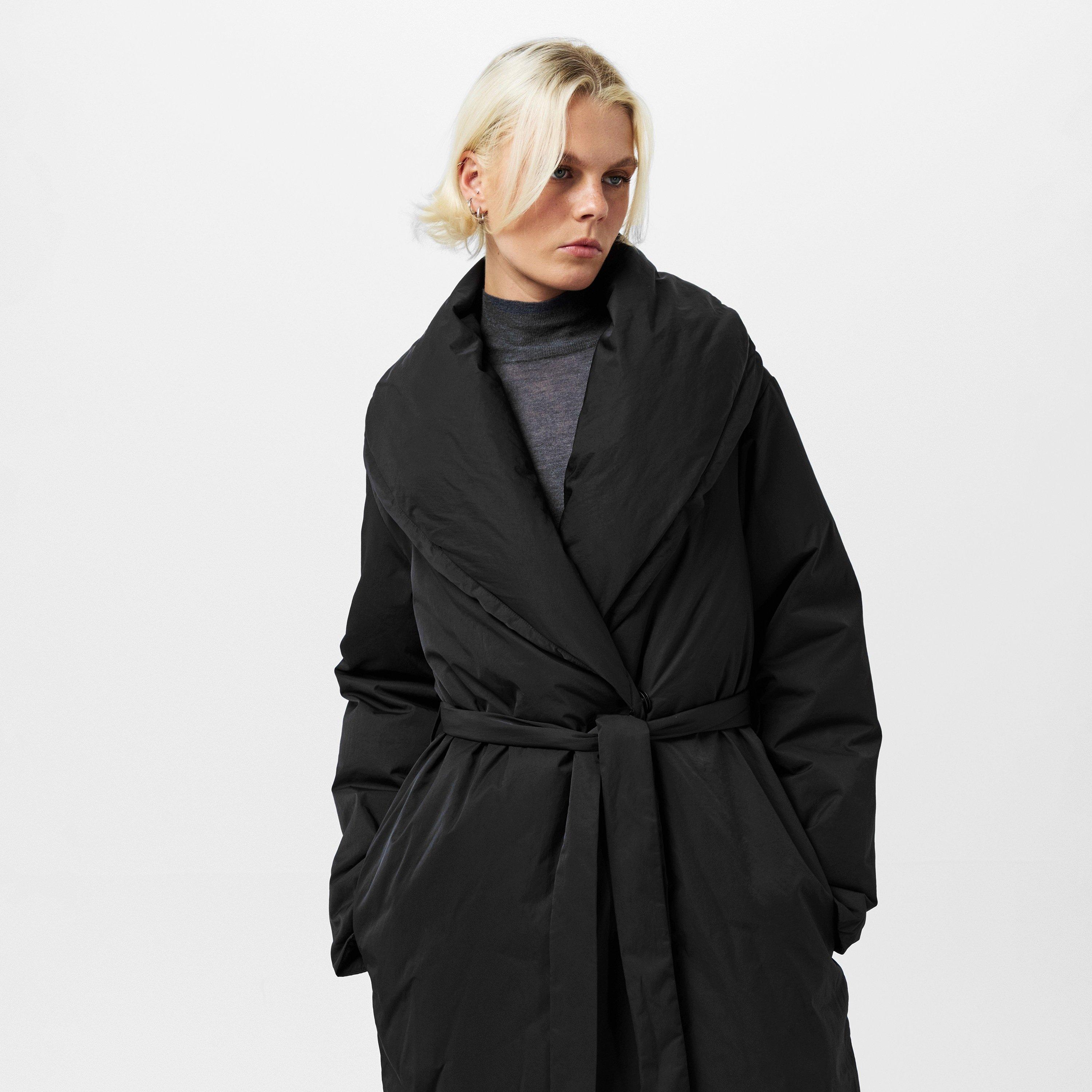 Black - Joseph - Women's Longline Long Puffer Jacket - 3