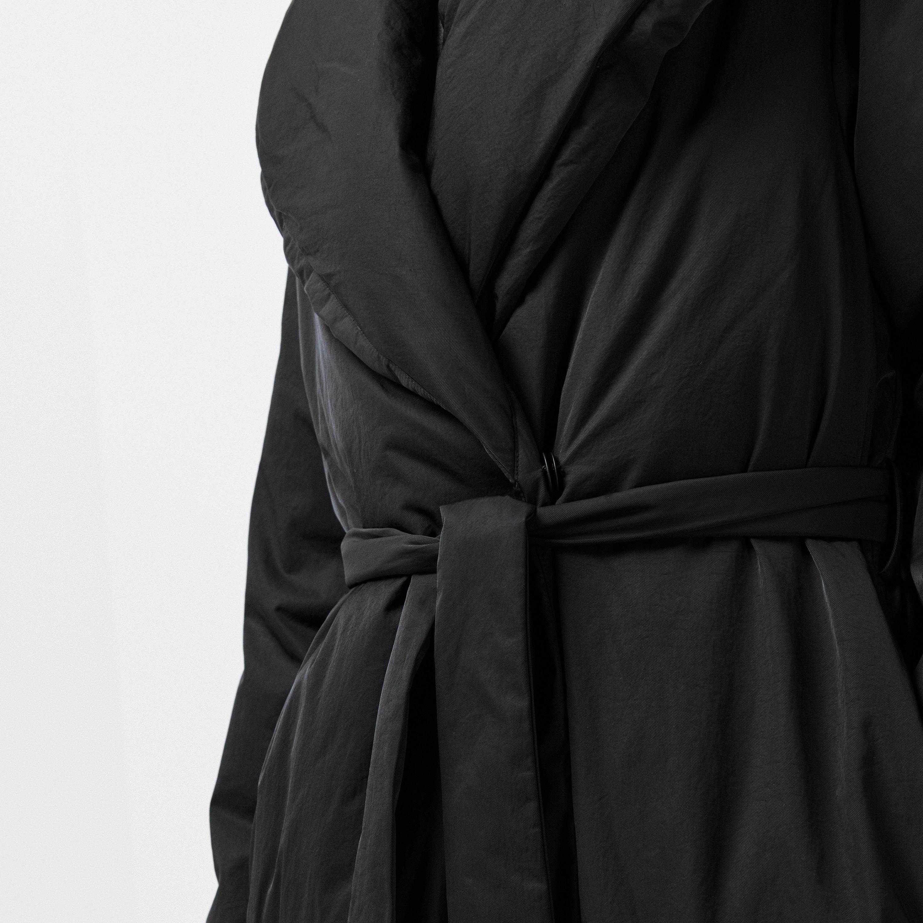 Black - Joseph - Women's Longline Long Puffer Jacket - 5