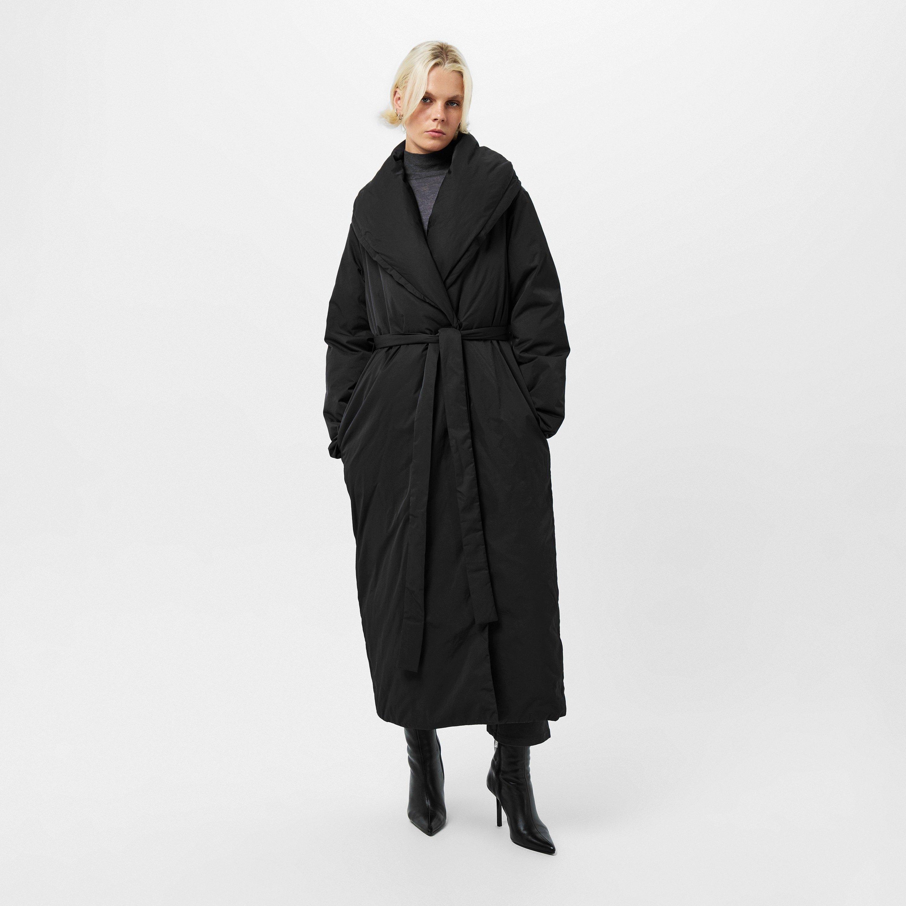 Black - Joseph - Women's Longline Long Puffer Jacket - 6