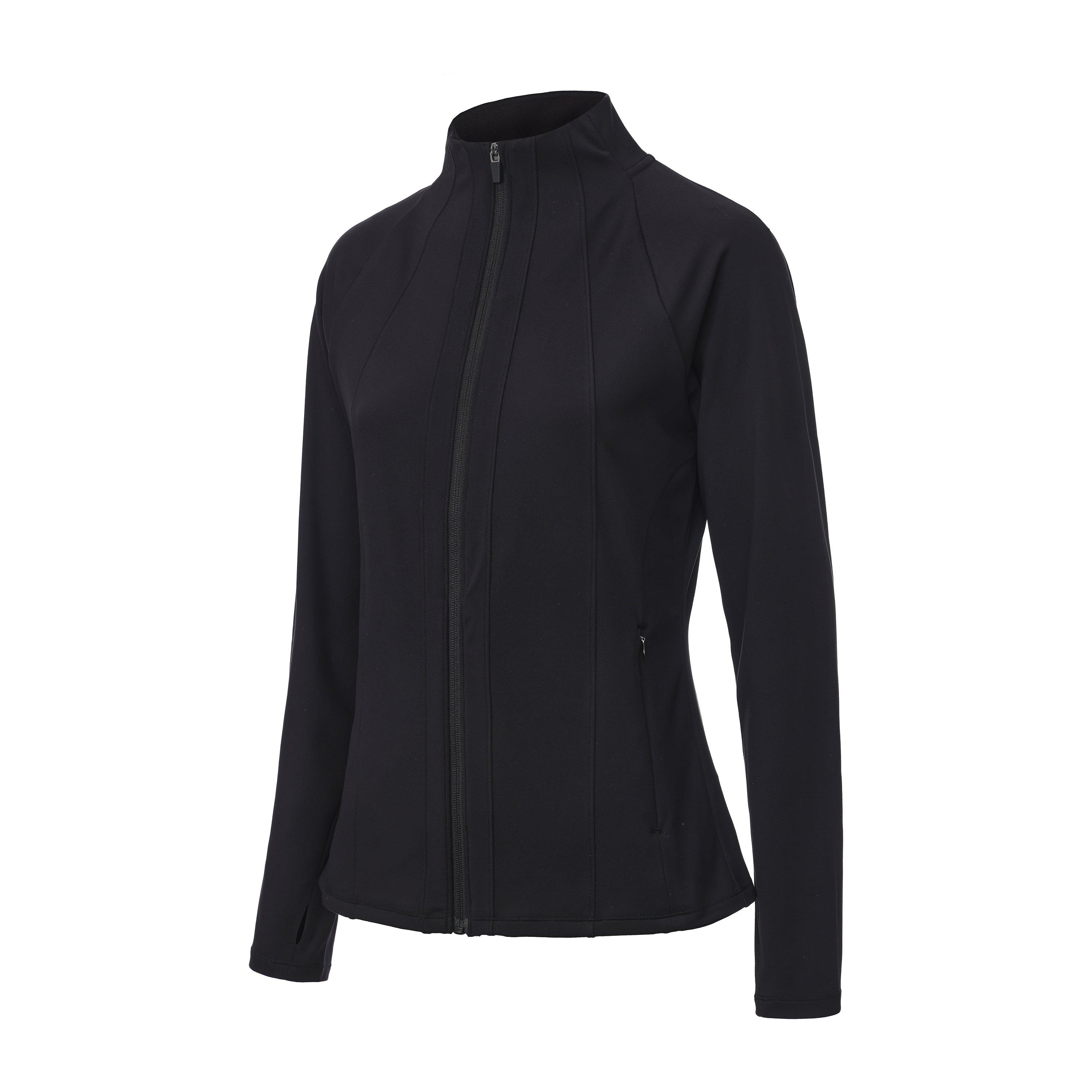 Crna - LA Gear - LA Gear Essential Full-Zip Jacket Womens - 2