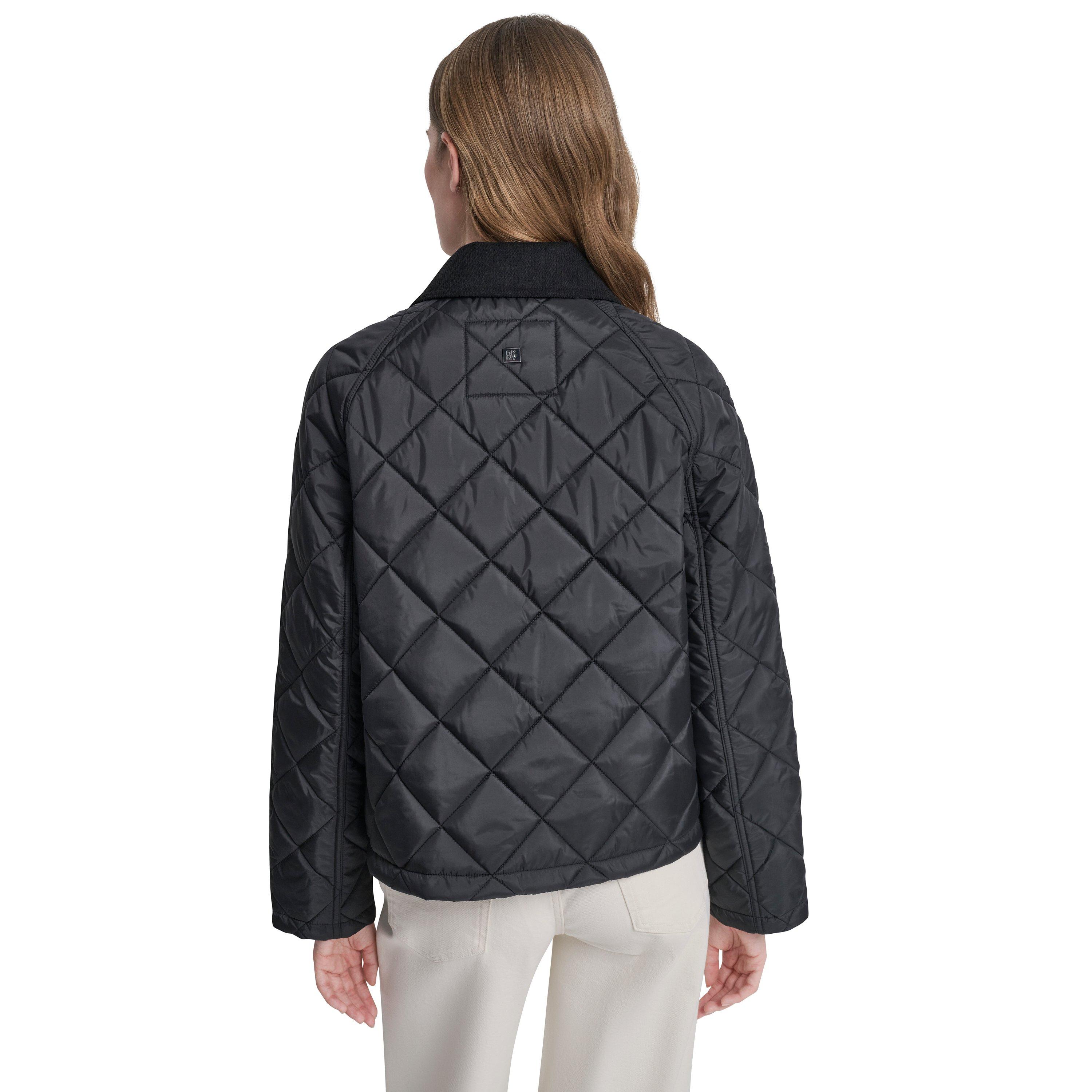 Black - DKNY - DKNY Y80 Qlt Jkt Ld62 - 4