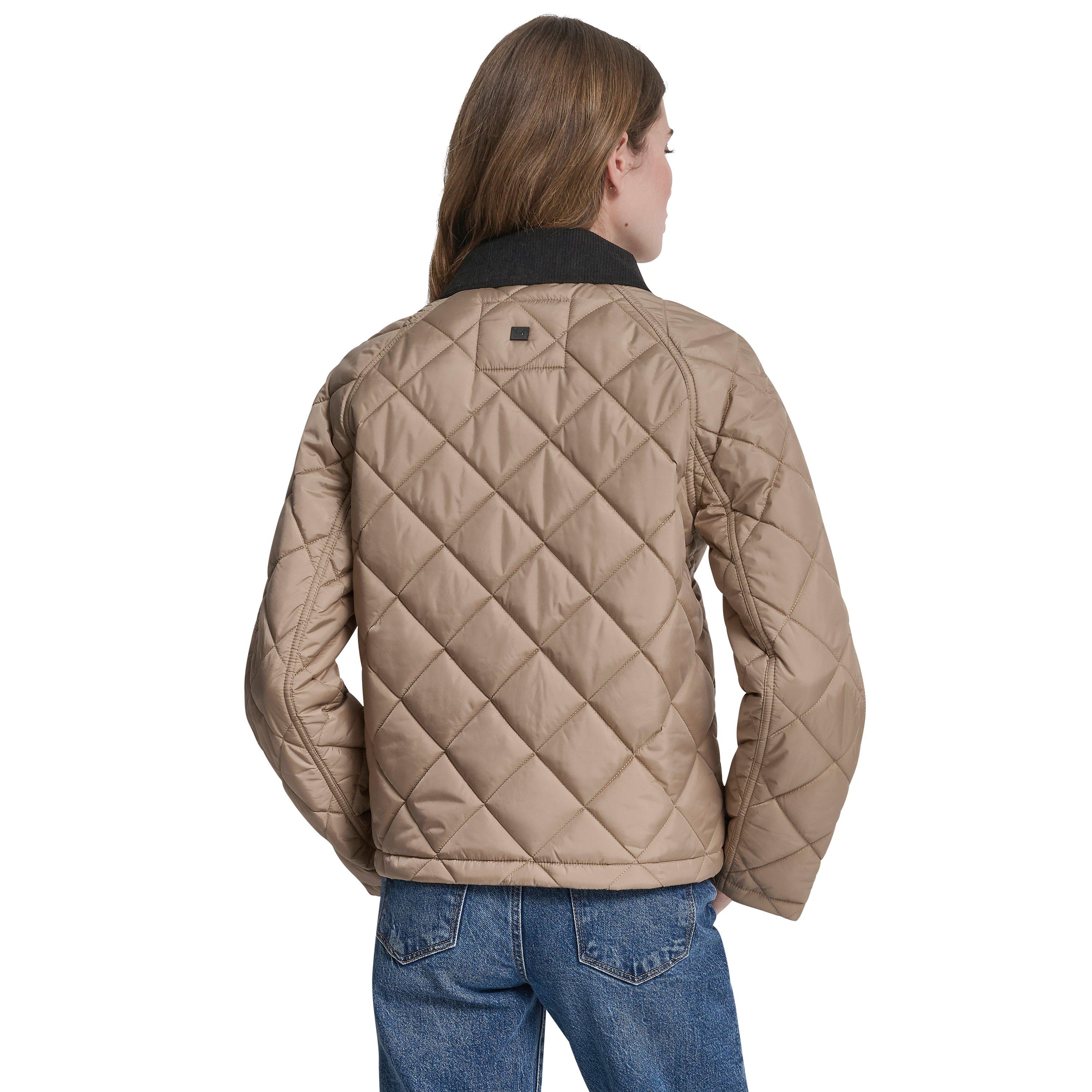 Khaki - DKNY - DKNY Y80 Qlt Jkt Ld62 - 6