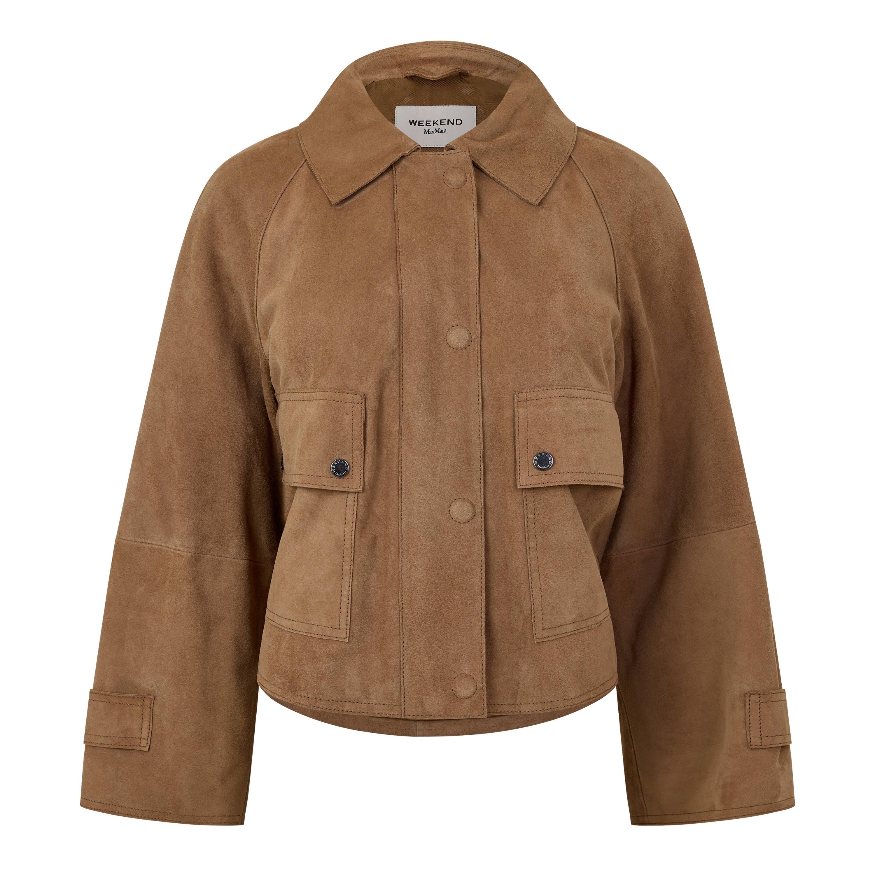 Hazelnut - Weekend Max Mara - Women's Weekend Abito Leather Jacket - 1