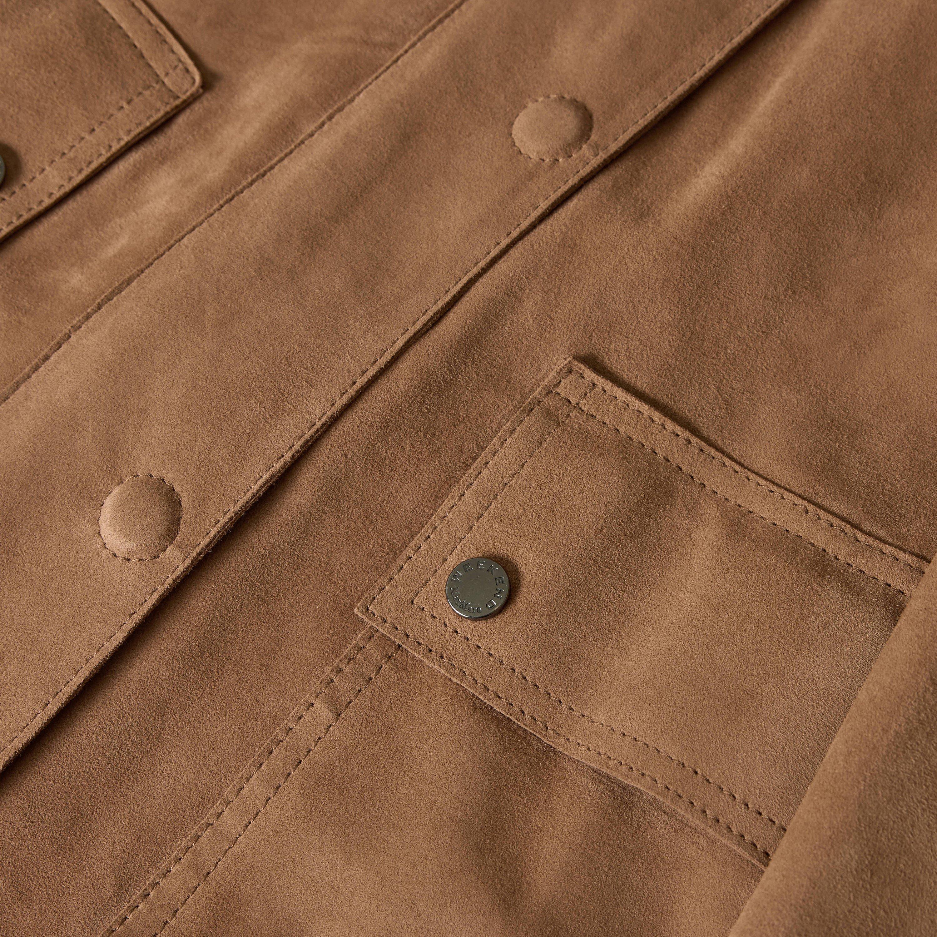 Hazelnut - Weekend Max Mara - Women's Weekend Abito Leather Jacket - 3