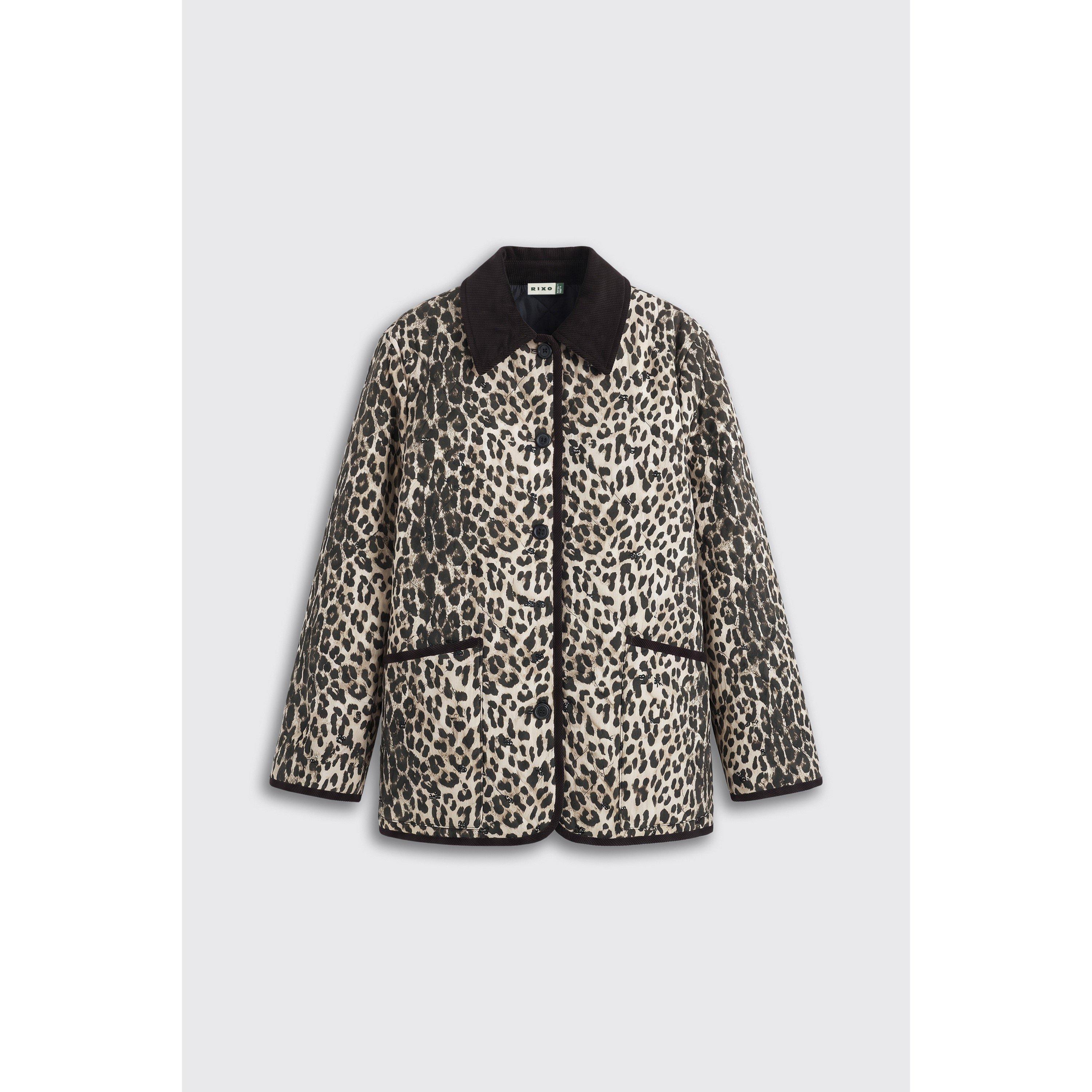 Nina Lp Mocha - RIXO - Womens Earla Short Puffer Jacket - 2
