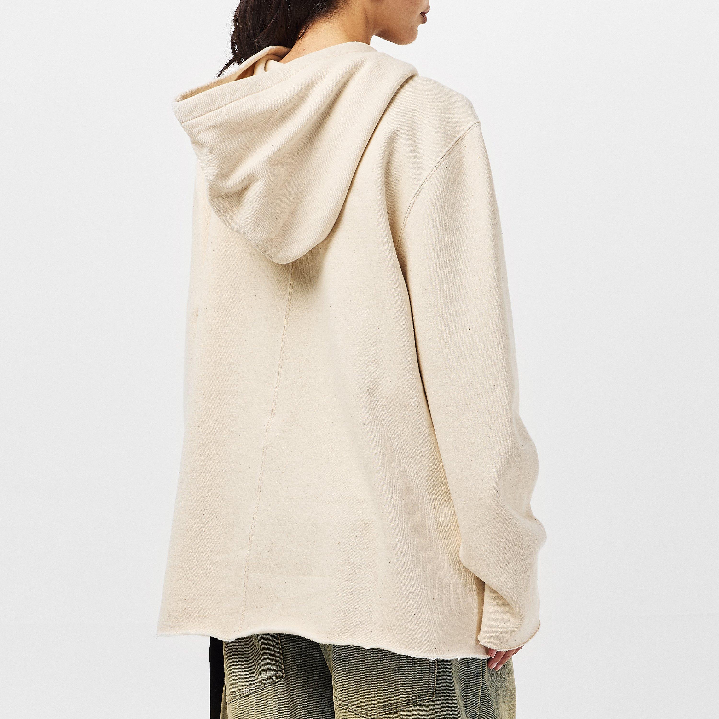 Natural/Black - Rick Owens Drkshdw - Women's Hoodie - 4