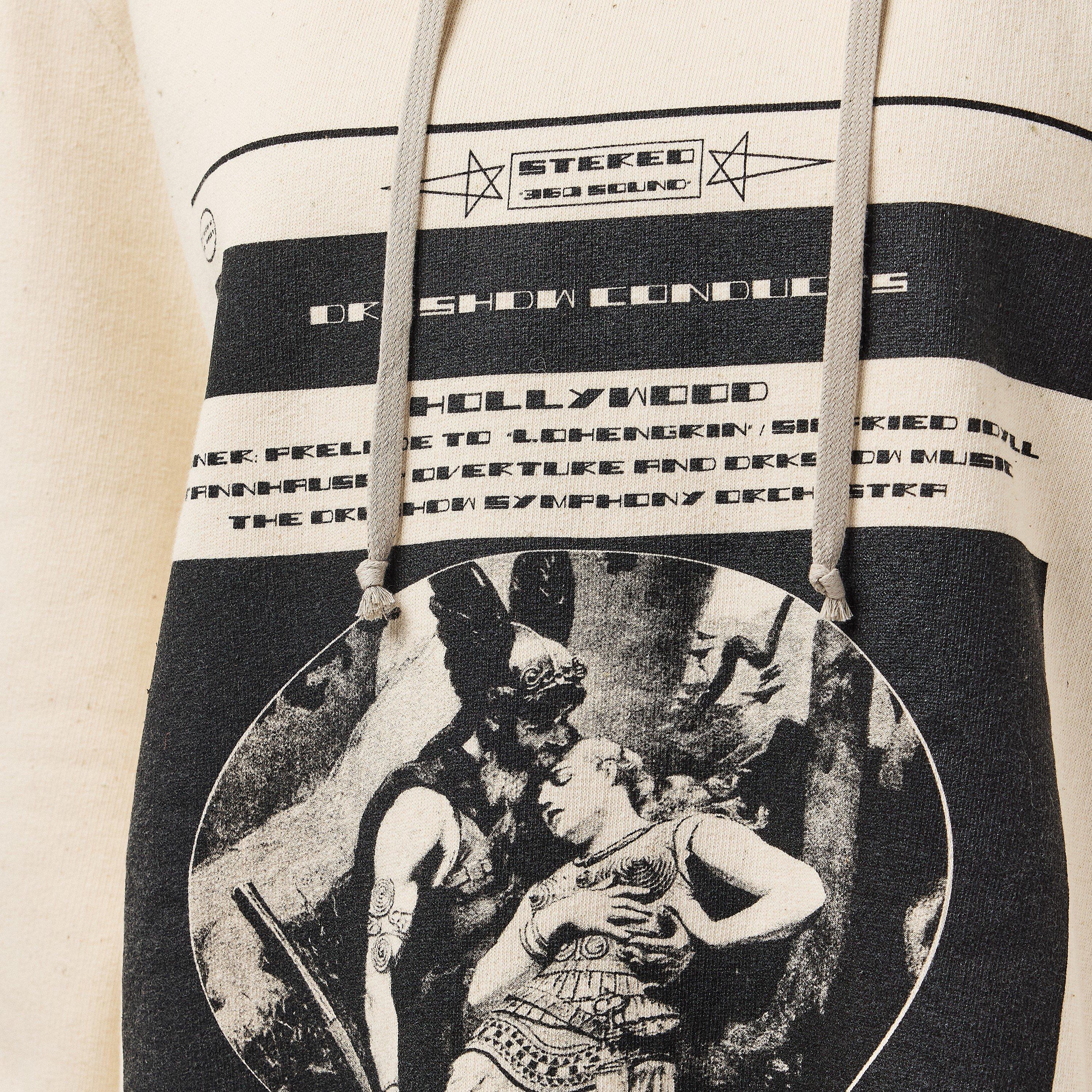 Natural/Black - Rick Owens Drkshdw - Women's Hoodie - 5