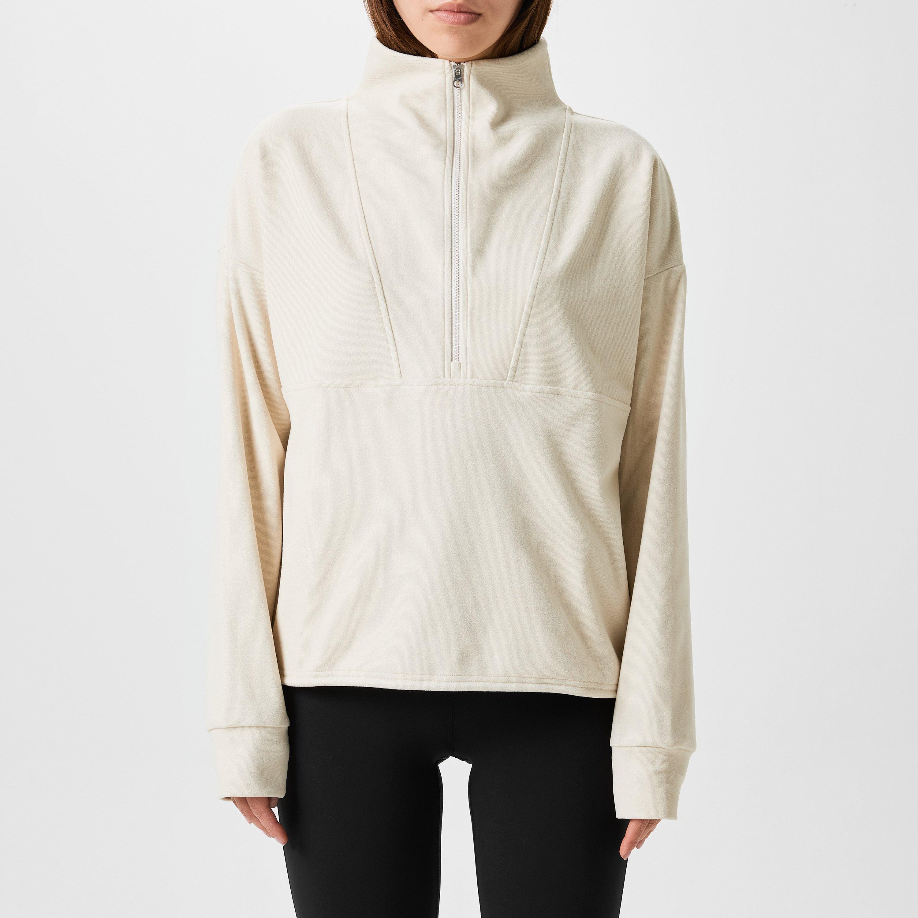 cement marl - Varley - Women's Colebrook Moisture-Wicking Performance Training Jacket - 3