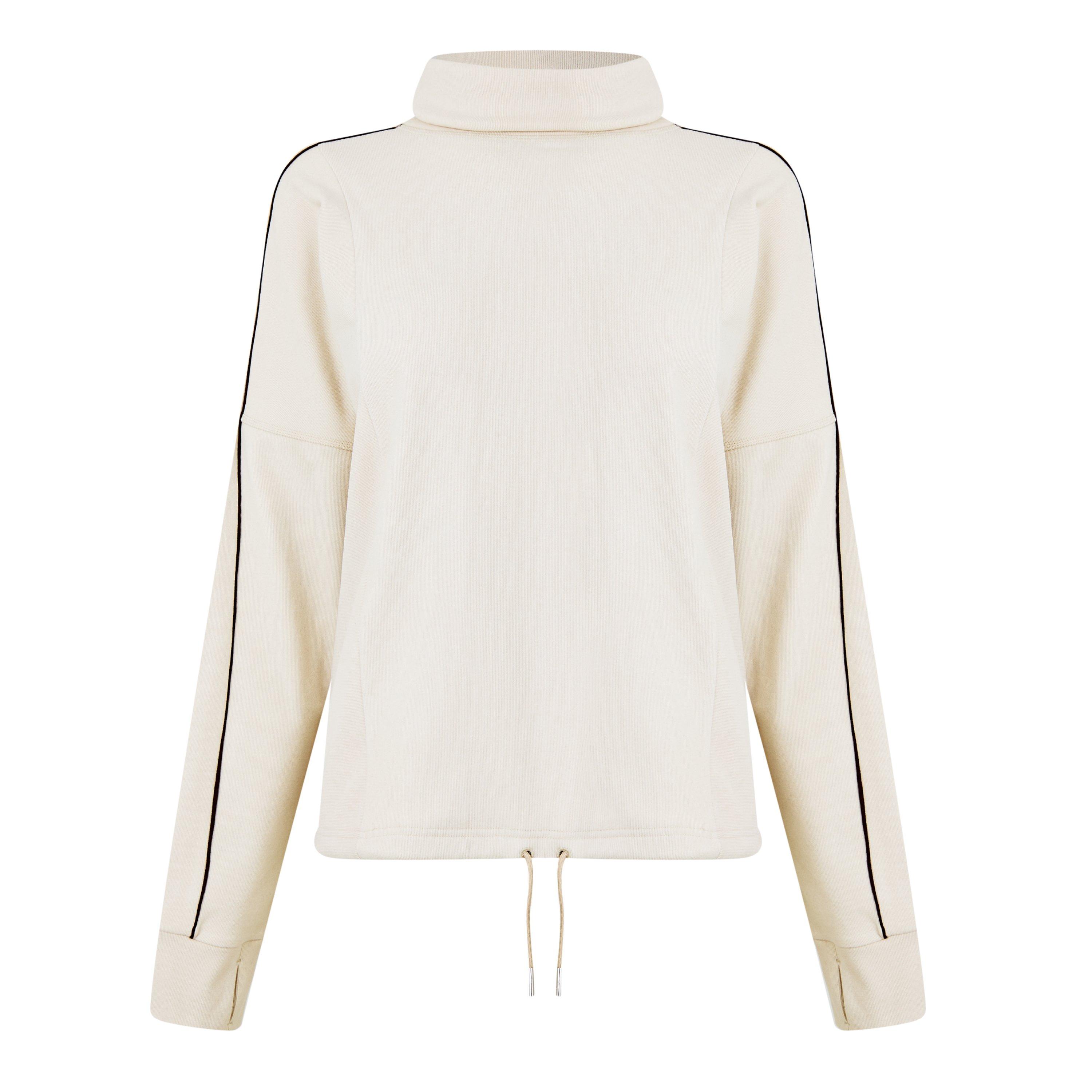 Cement - Varley - Women's Ariana Crew Sweatshirt - 1