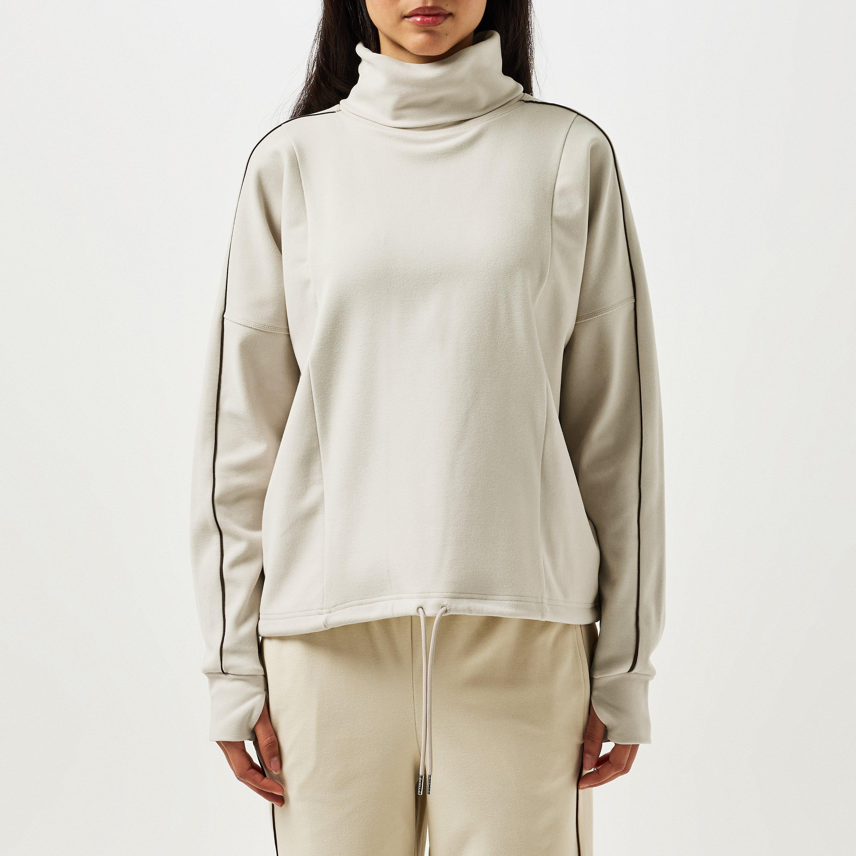 Cement - Varley - Women's Ariana Crew Sweatshirt - 3