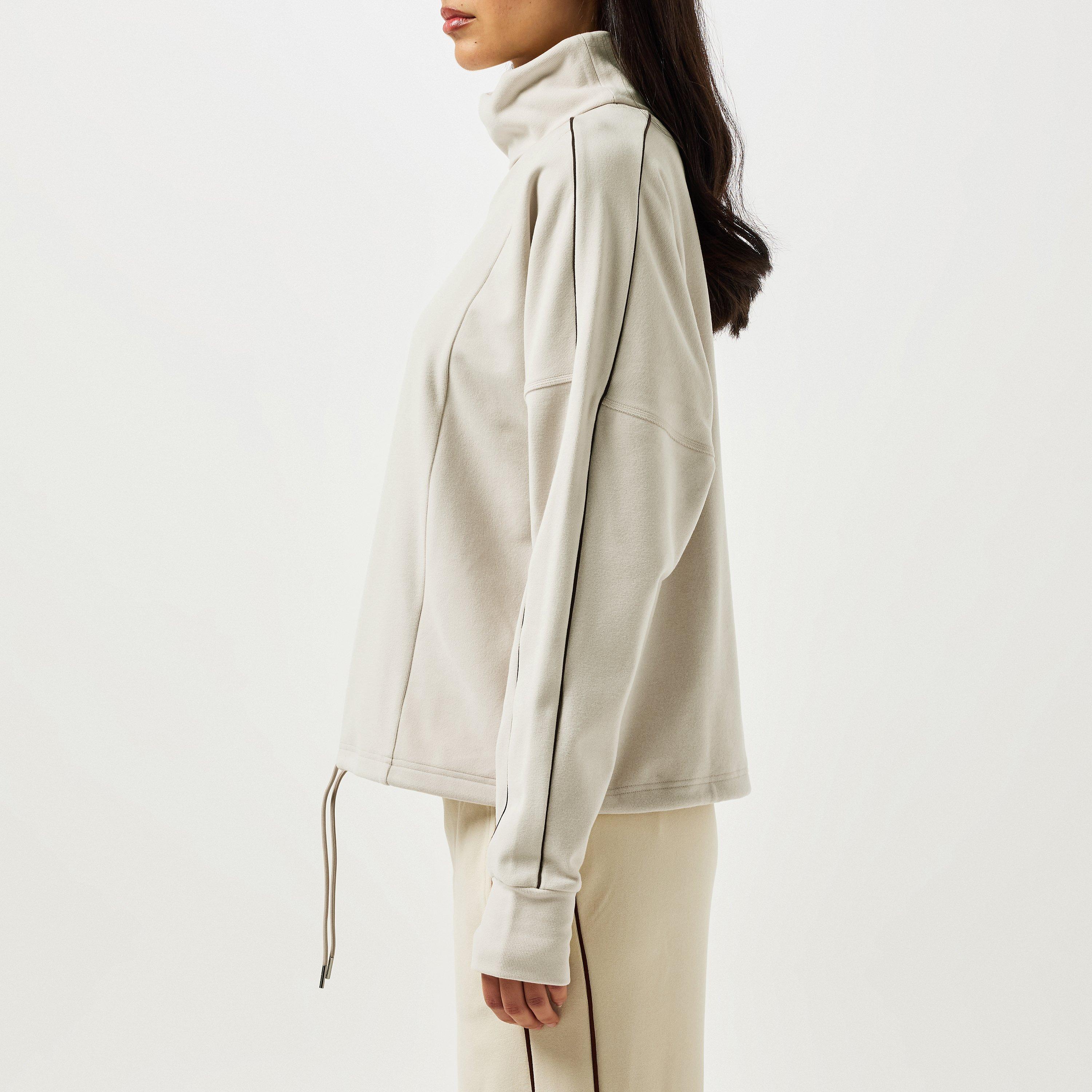 Cement - Varley - Women's Ariana Crew Sweatshirt - 5