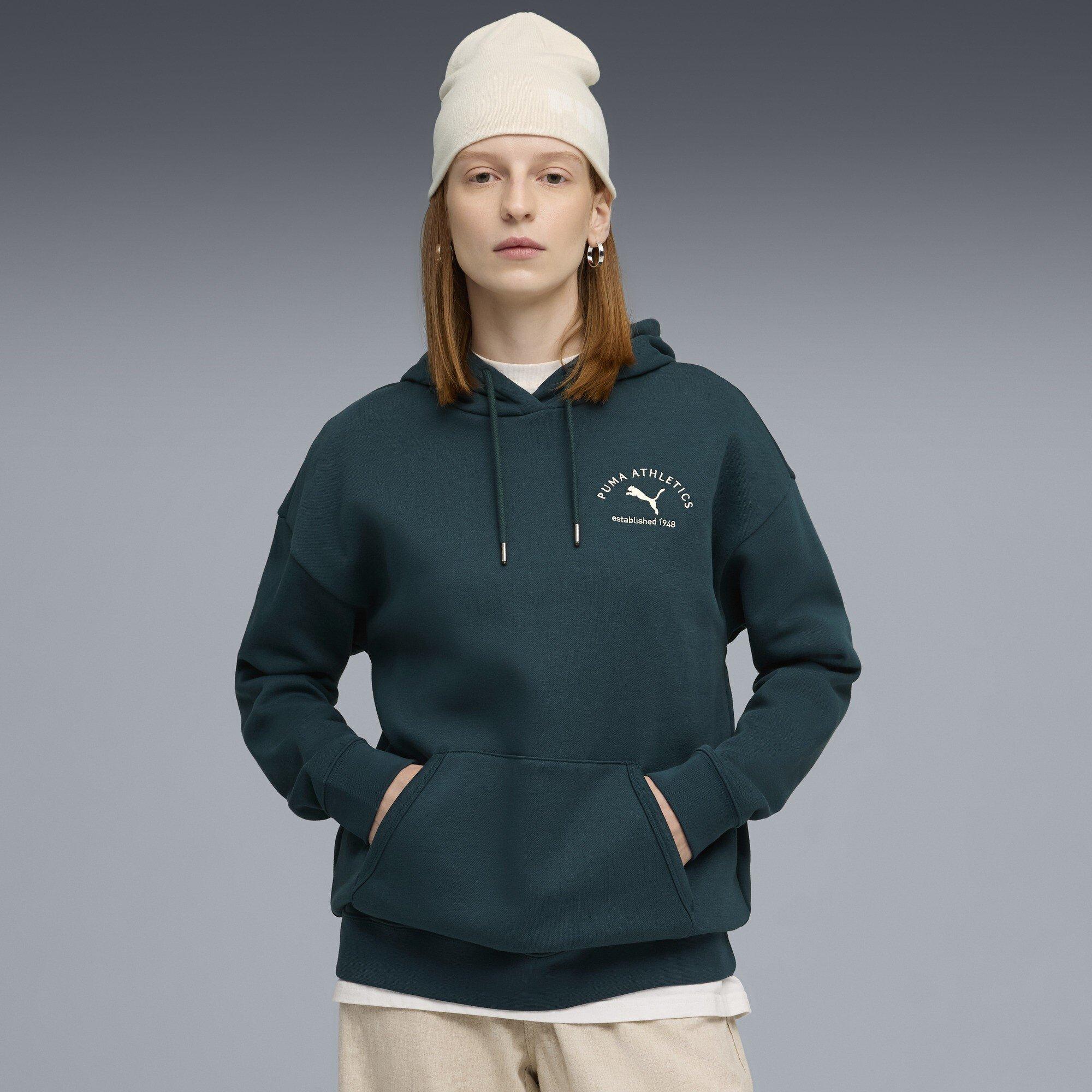 Terrain vert - Puma - Women's Class Relaxed Overhead Tech Fleece Hoodie - 3