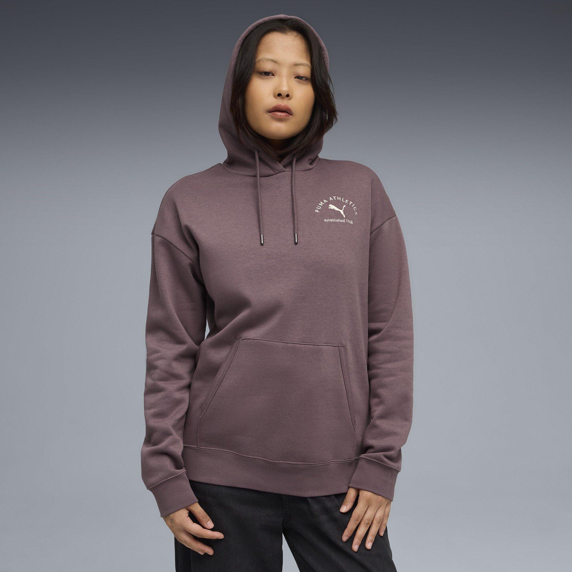 Raisin - Puma - Women's Class Relaxed Overhead Tech Fleece Hoodie - 3