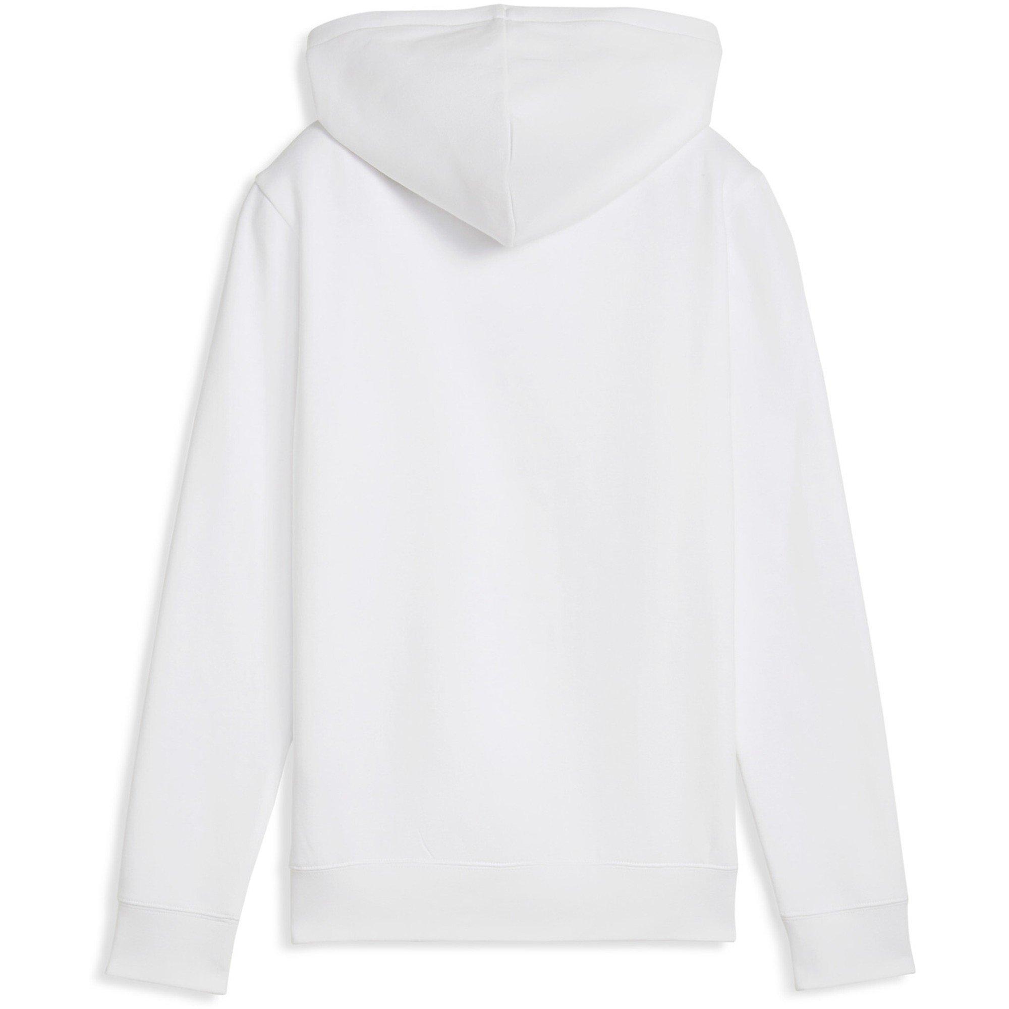White-Metallic - Puma - Women's Metallic Overhead Tech Fleece Hoodie - 2