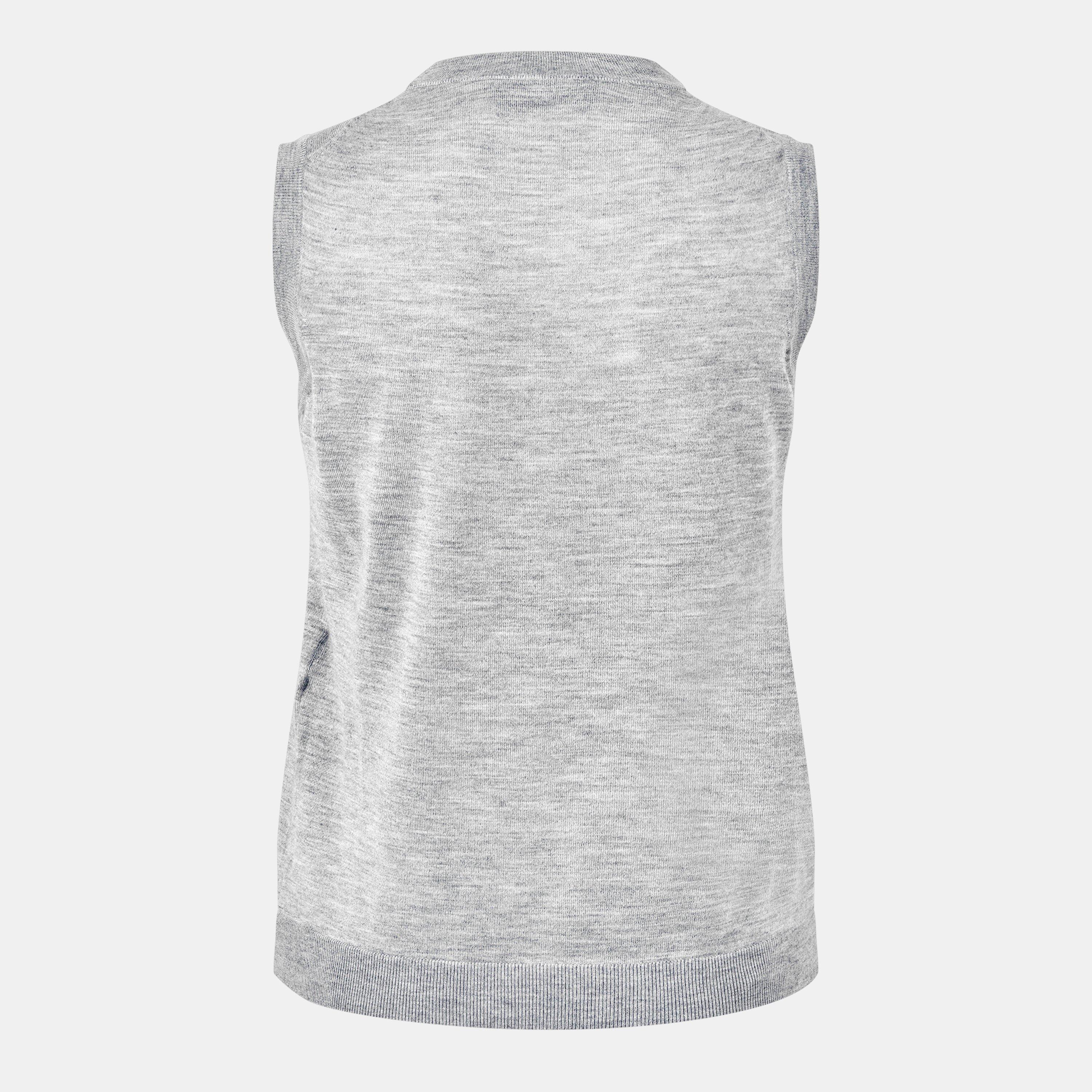 Grey - Gucci - Cashmere Silk Sleeveless Top - 2