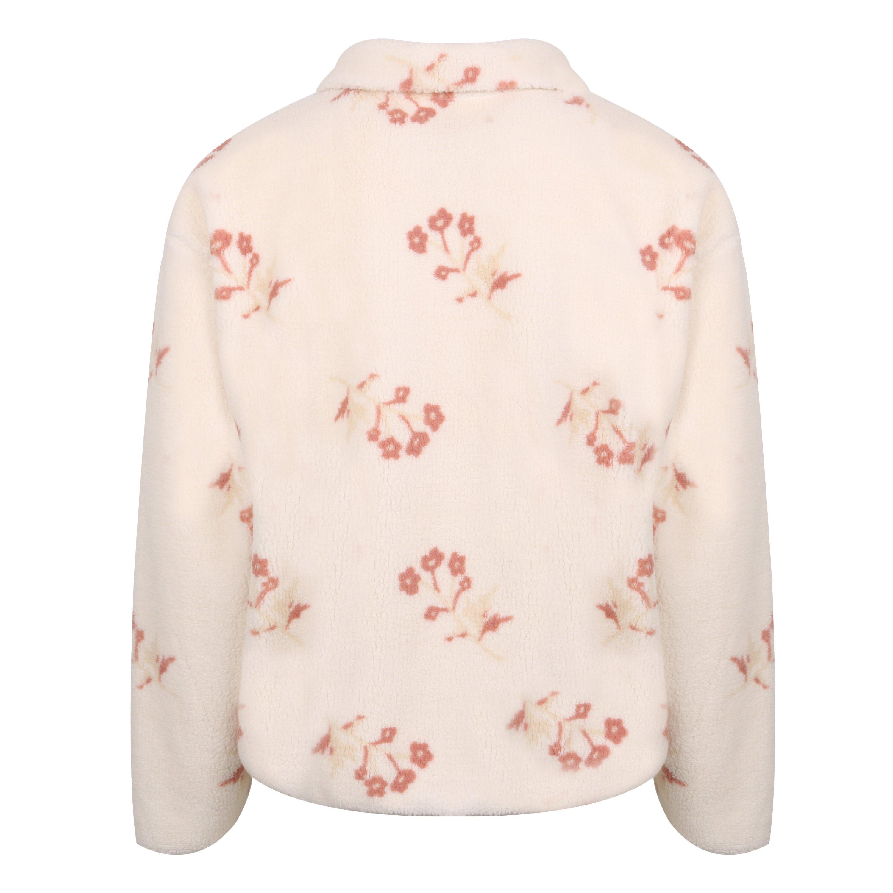 Cream Floral - SoulCal - Women's Soul Teddy Borg Quarter-Zip Fleece - 2