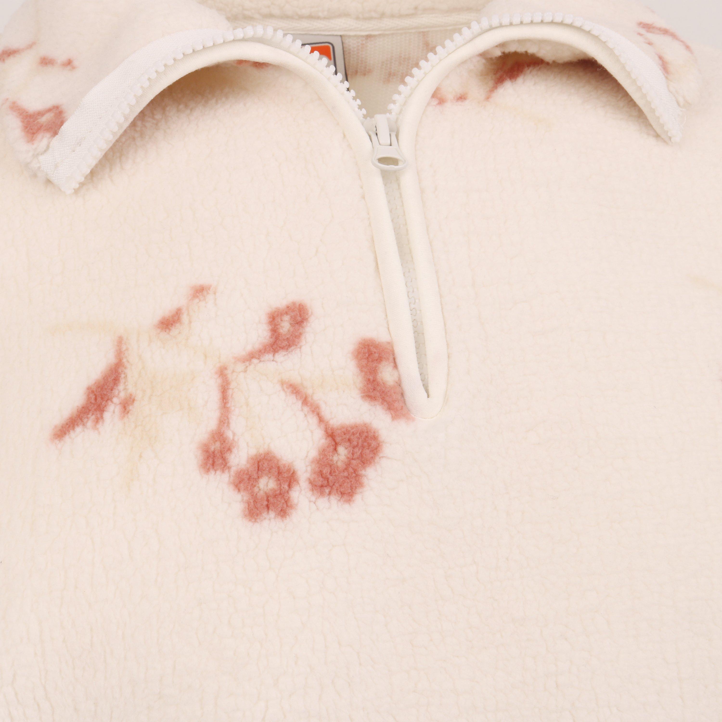 Cream Floral - SoulCal - Women's Soul Teddy Borg Quarter-Zip Fleece - 3